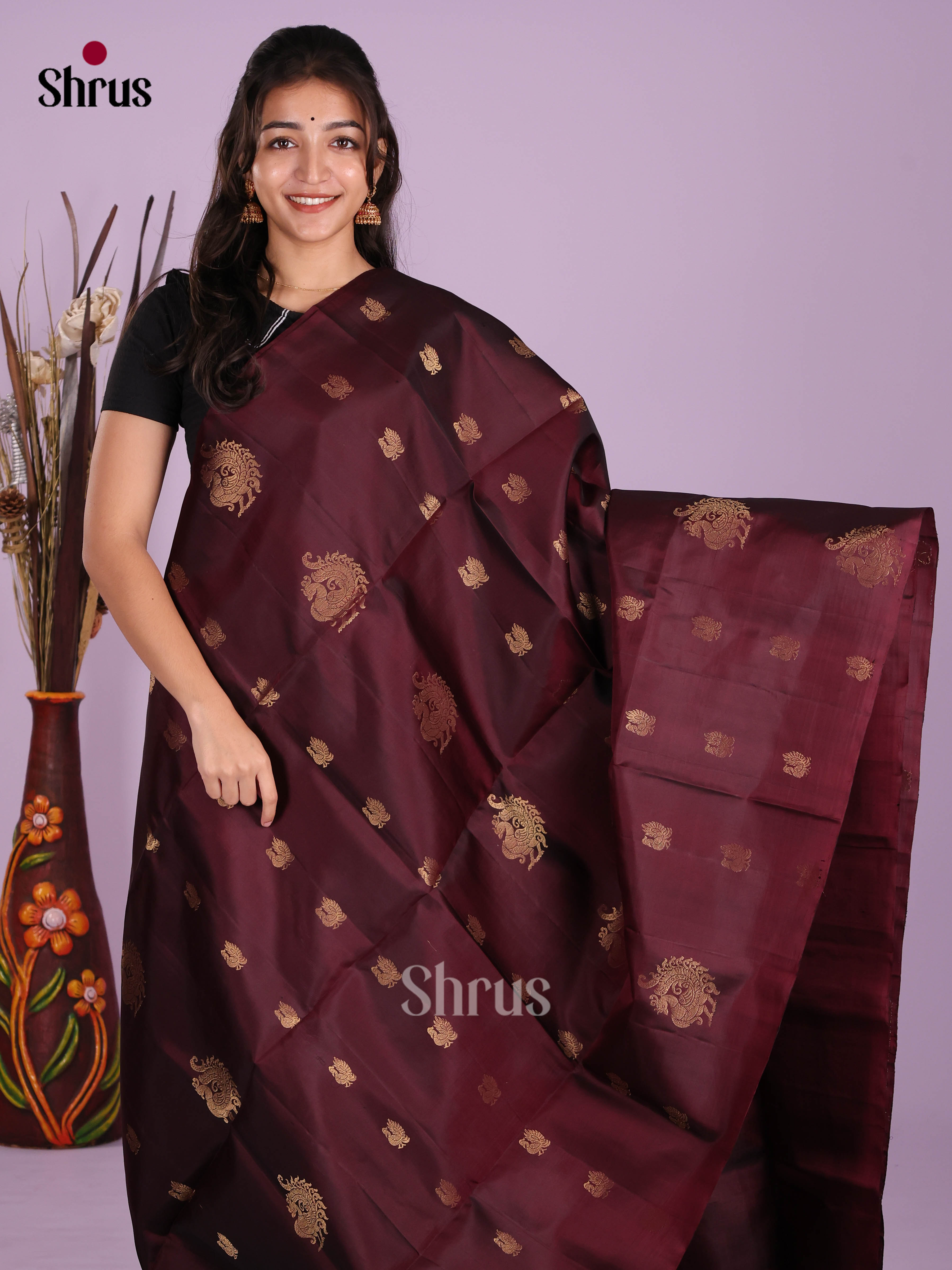 DKS10153 - Soft Silk (HR) Saree - Shop on Shrus.com