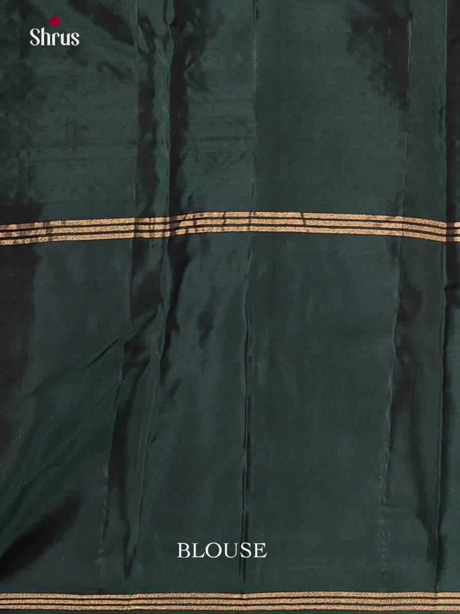 Maroon & Green- Softsilk-halfpure Saree - Shop on Shrus.com