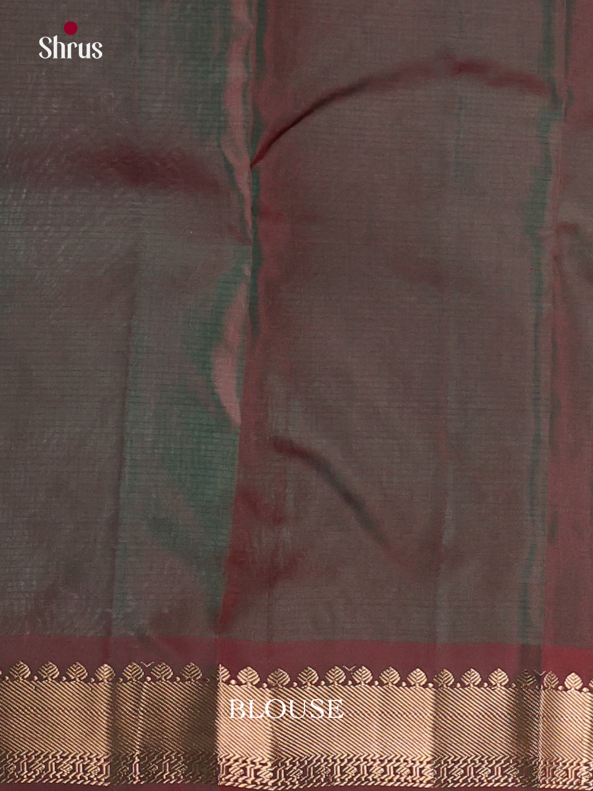 Green & Maroon - Kanchipuram-halfpure Saree - Shop on Shrus.com
