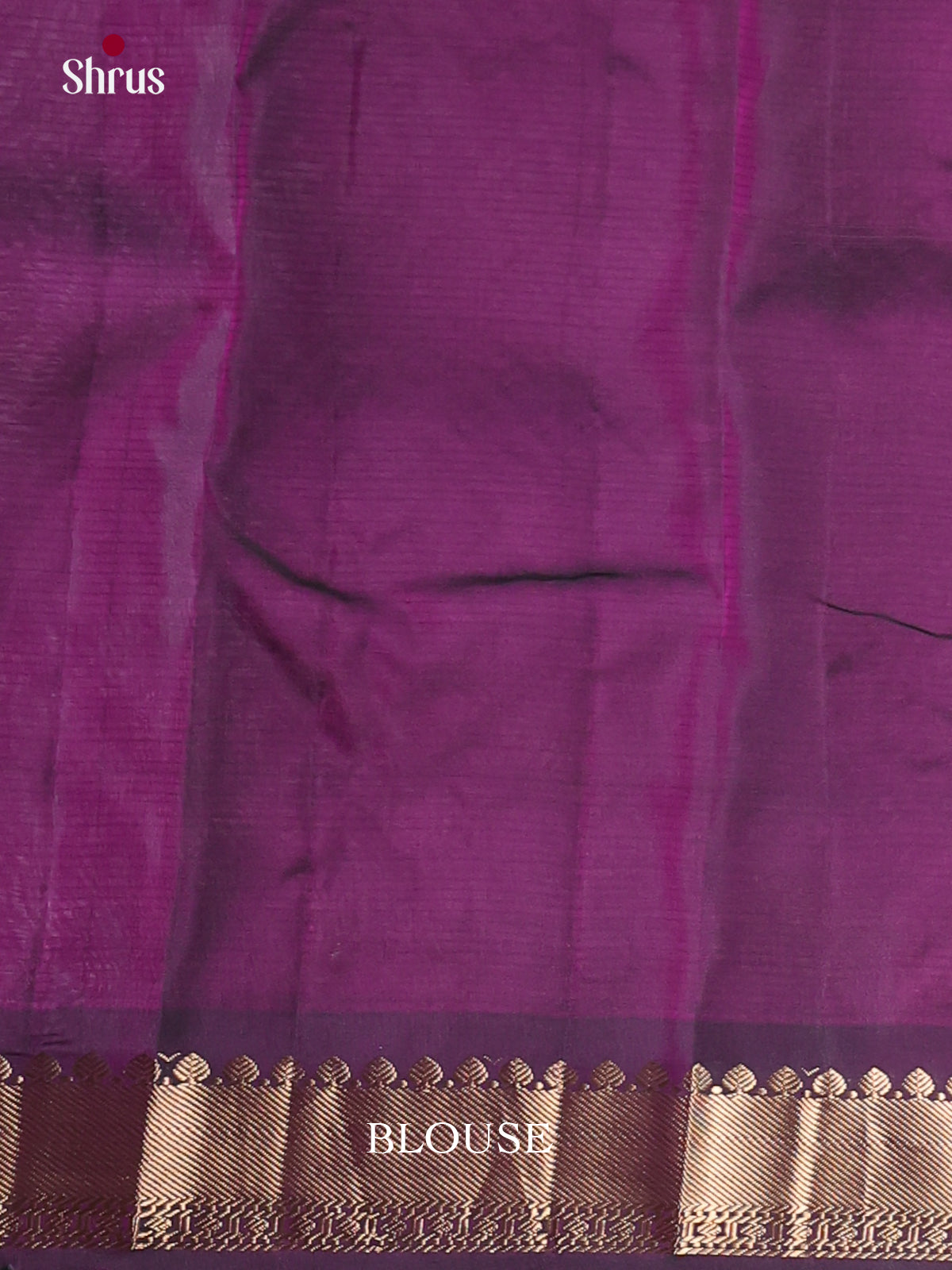 Purple & Violet - Kanchipuram-halfpure Saree - Shop on Shrus.com