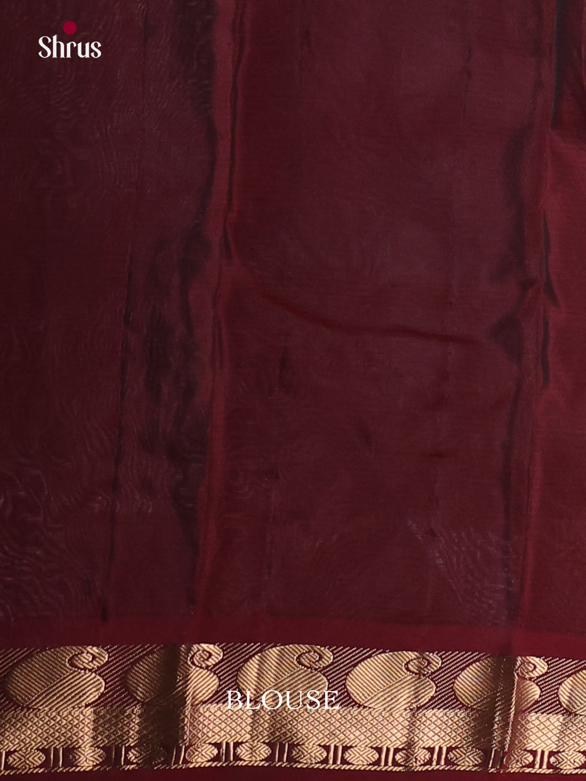 Mehandi & Maroon- Kanchipuram-halfpure Saree - Shop on Shrus.com