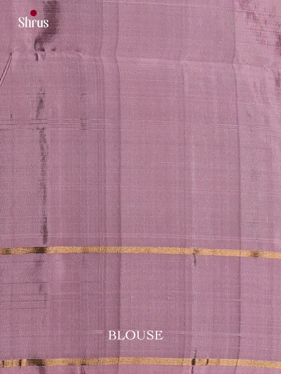 Green & Mauve- Softsilk-halfpure Saree