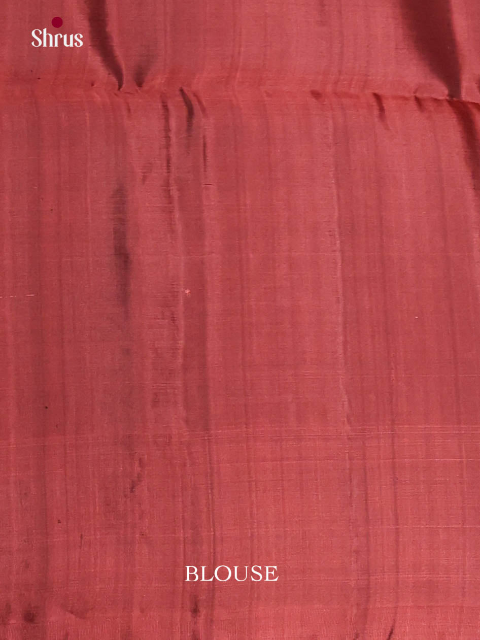 Violet & Maroon - Softsilk-halfpure Saree