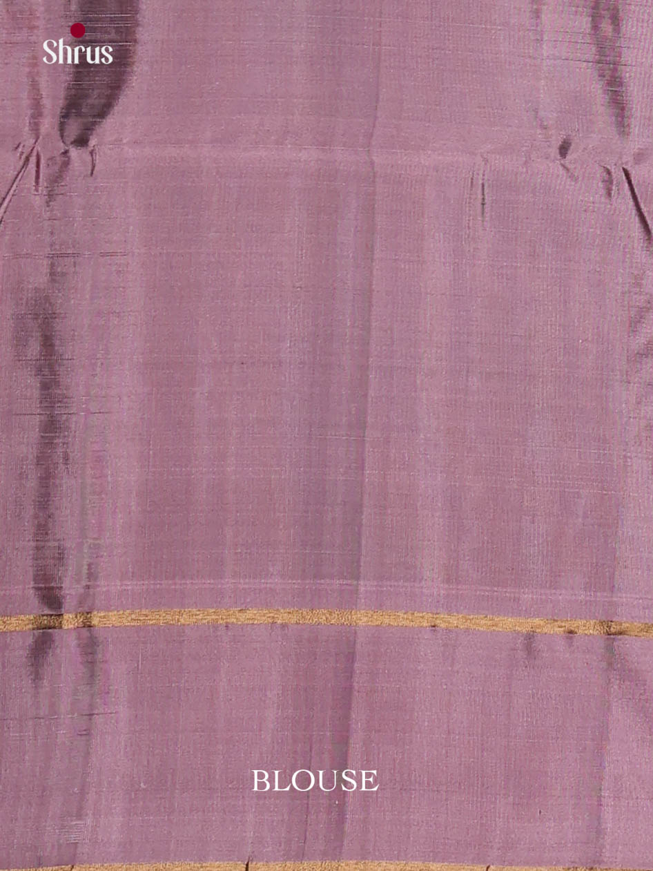 Blue & Mauve- Softsilk-halfpure Saree