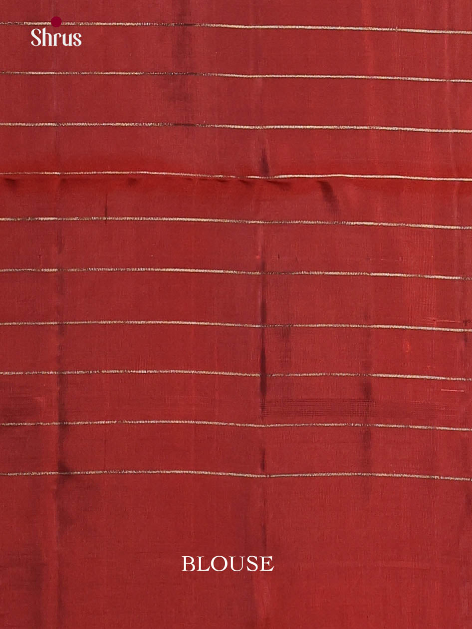 Green & Red - Softsilk-halfpure Saree - Shop on Shrus.com