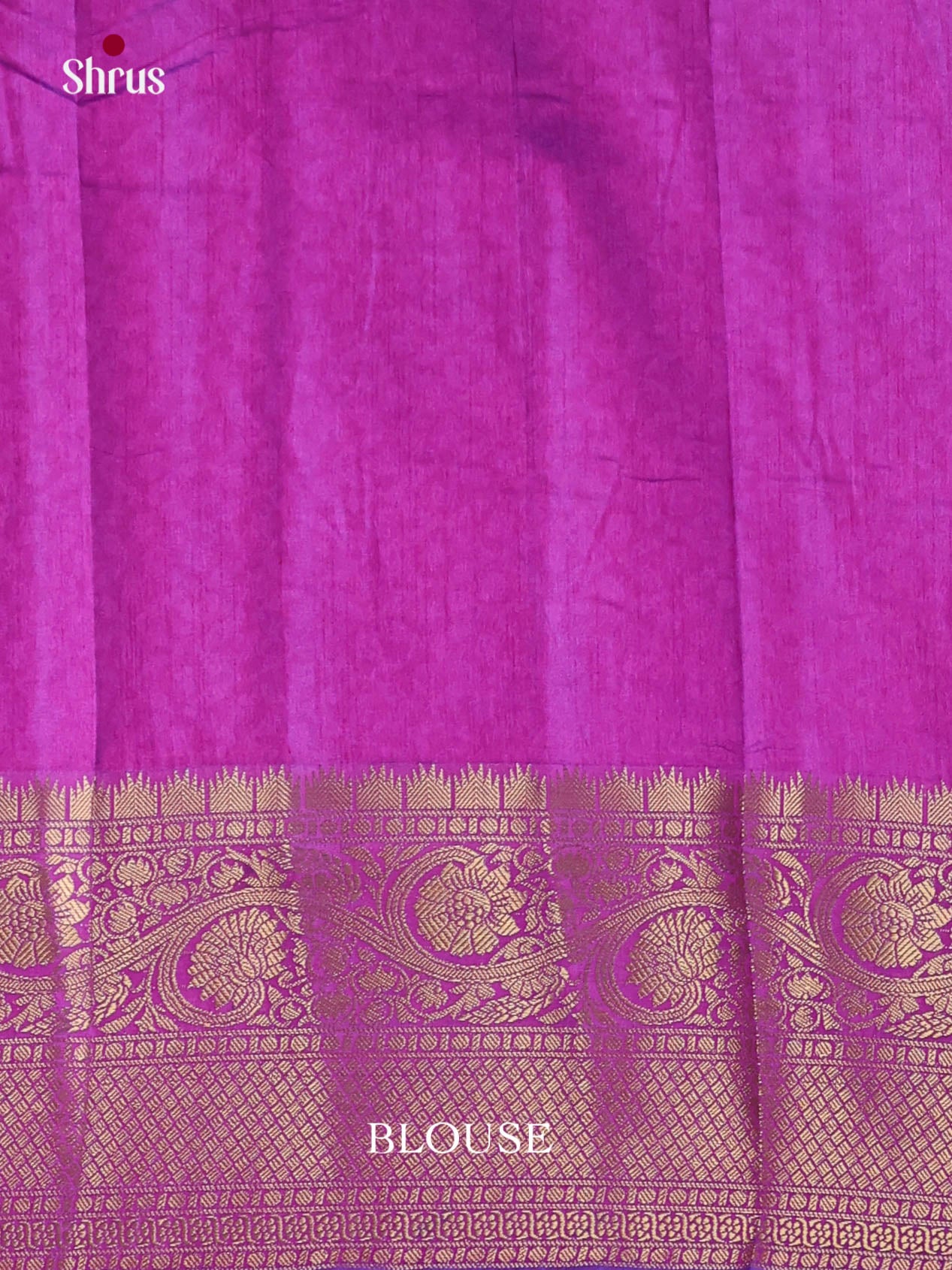 Blue & Purple- Semi Patola Saree