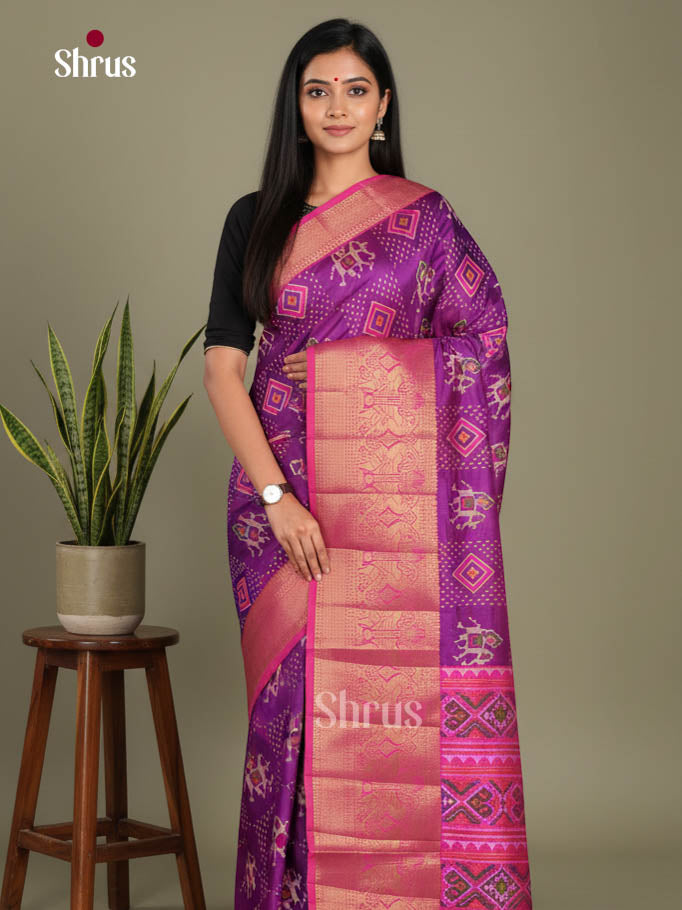 DKS11107 - Semi Patola Saree