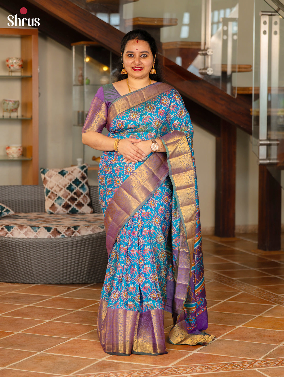 DKS11108 - Semi Patola Saree