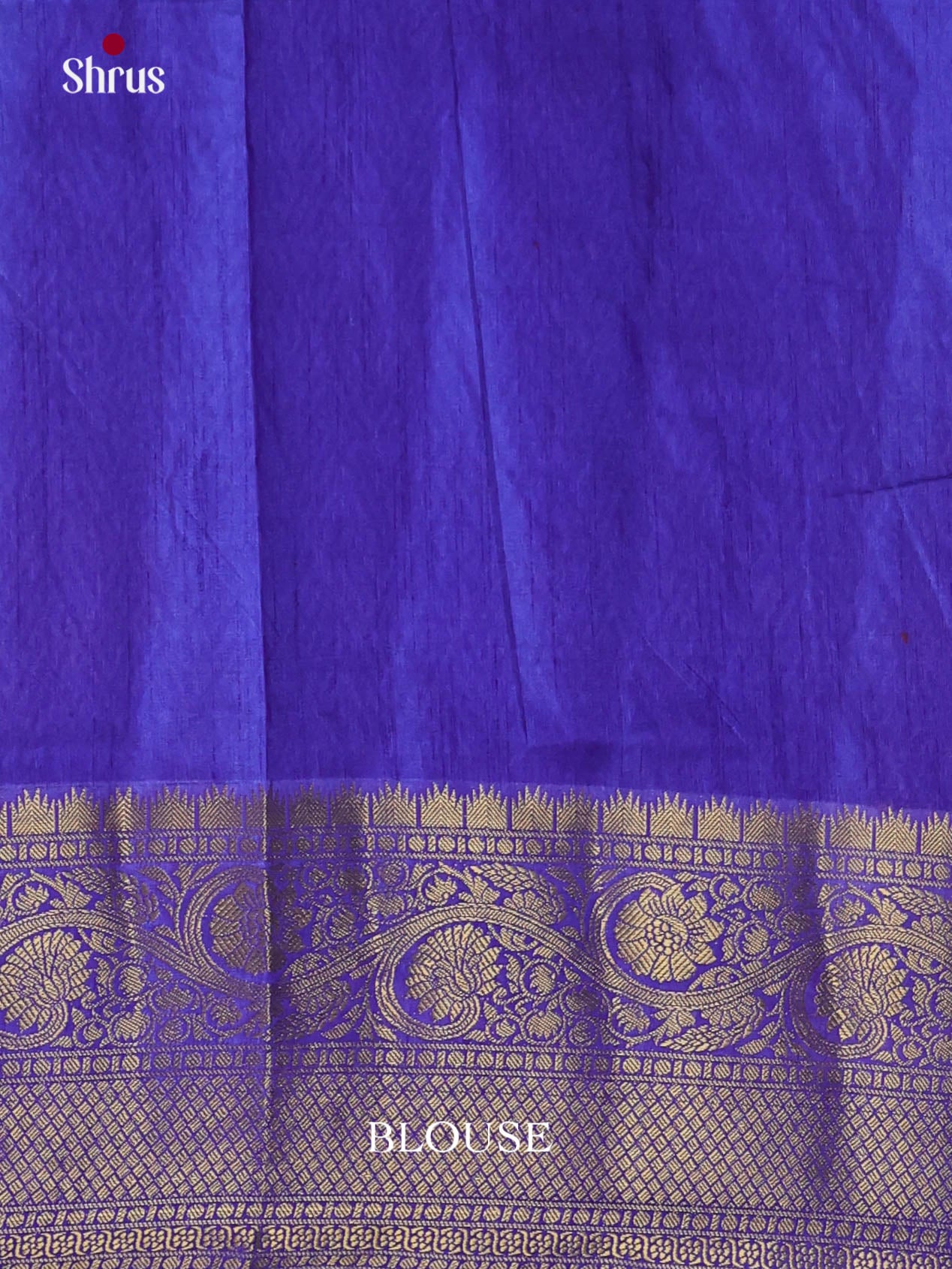 Blue - Semi Patola Saree