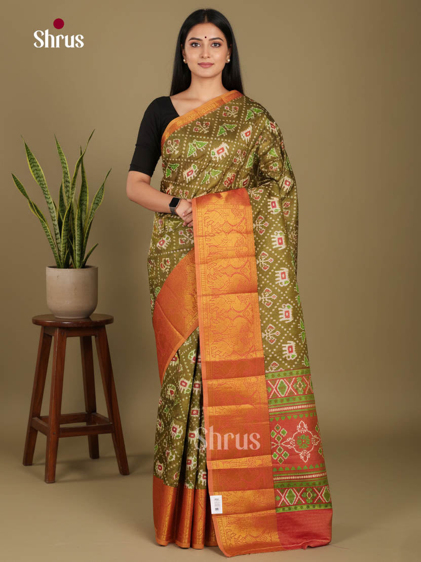 DKS11117 - Semi Patola Saree