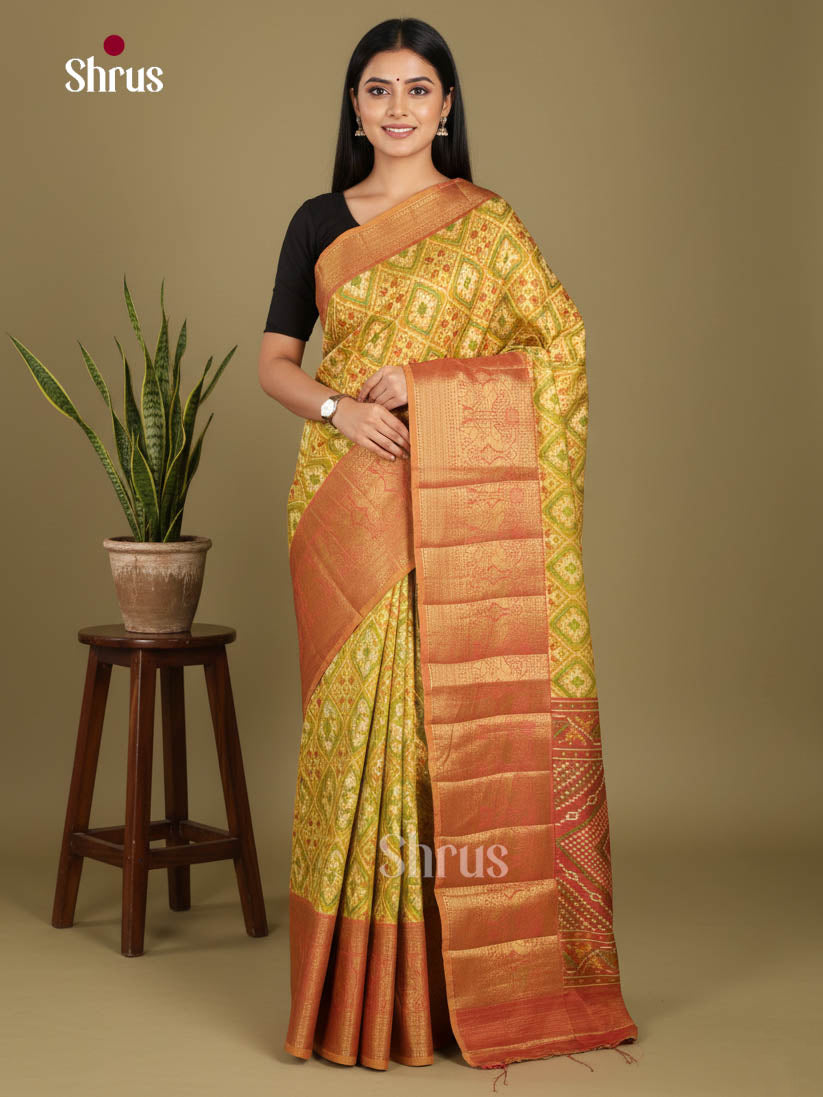 DKS11124 - Semi Patola Saree