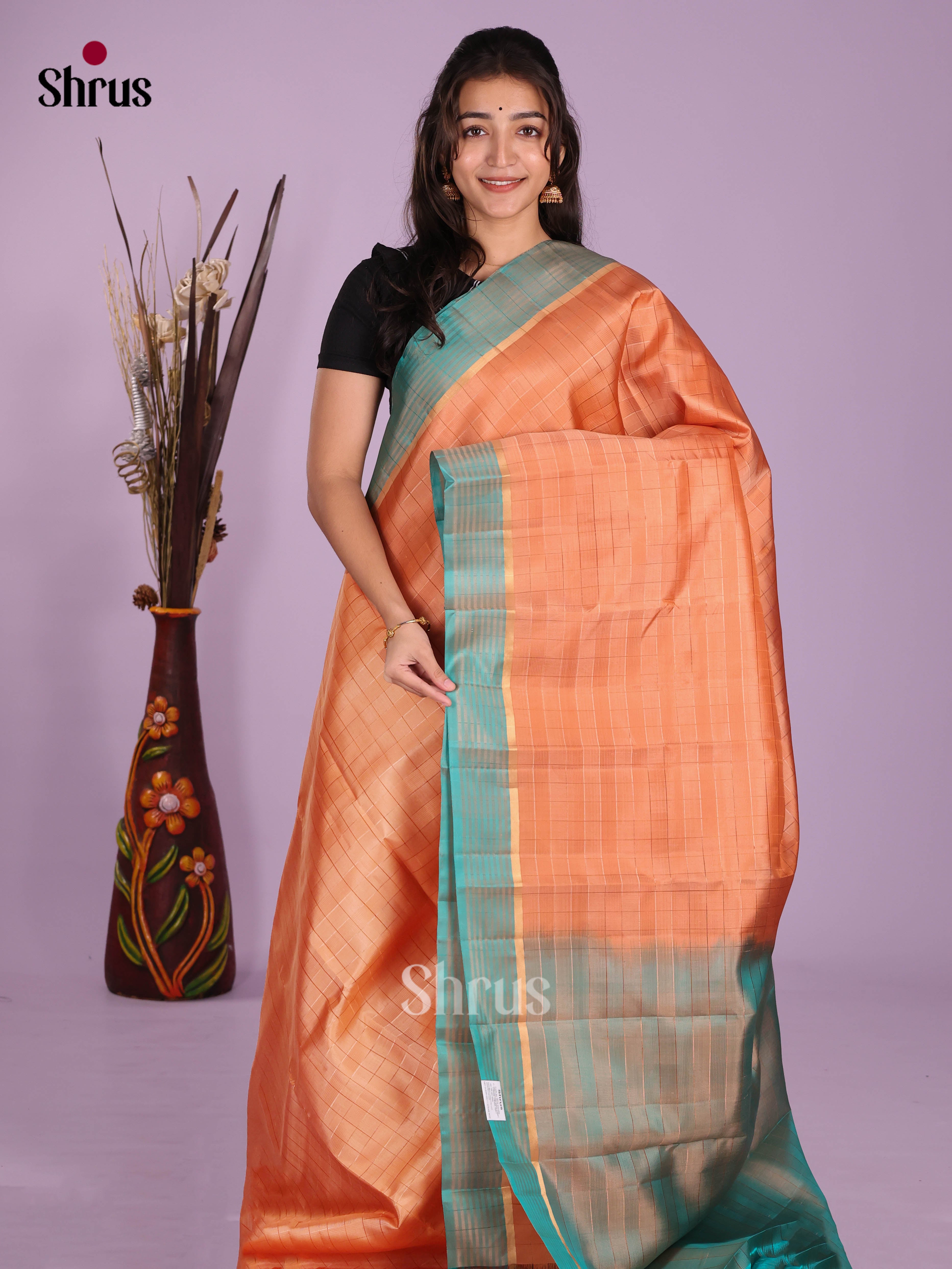 DKS11128 - Kanchipuram silk (LR) Saree - Shop on Shrus.com
