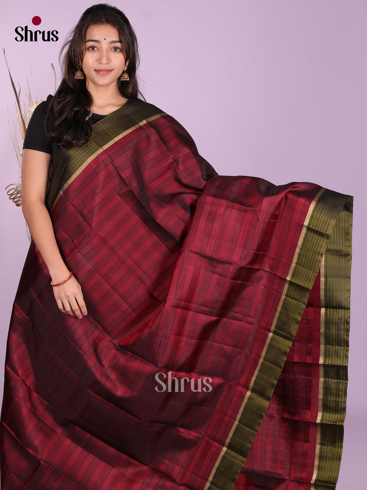DKS11132 - Kanchipuram silk (LR) Saree - Shop on Shrus.com