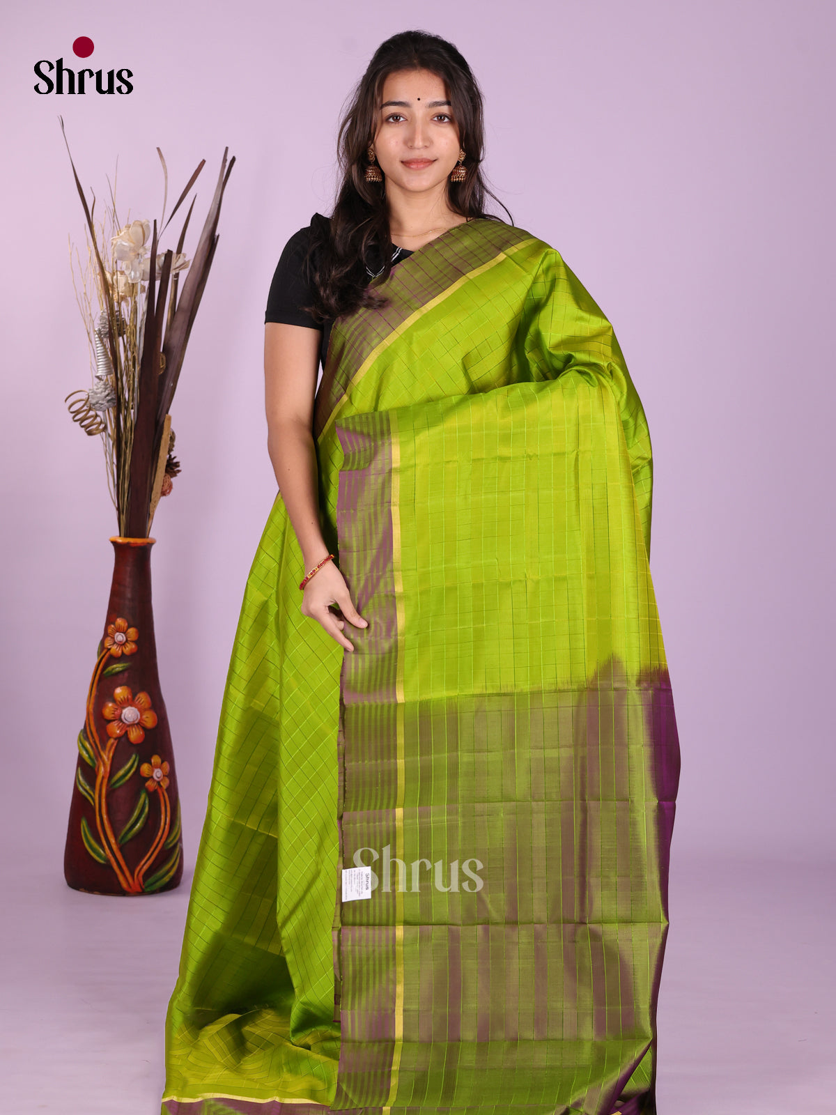 DKS11134 - Kanchipuram silk (LR) Saree - Shop on Shrus.com