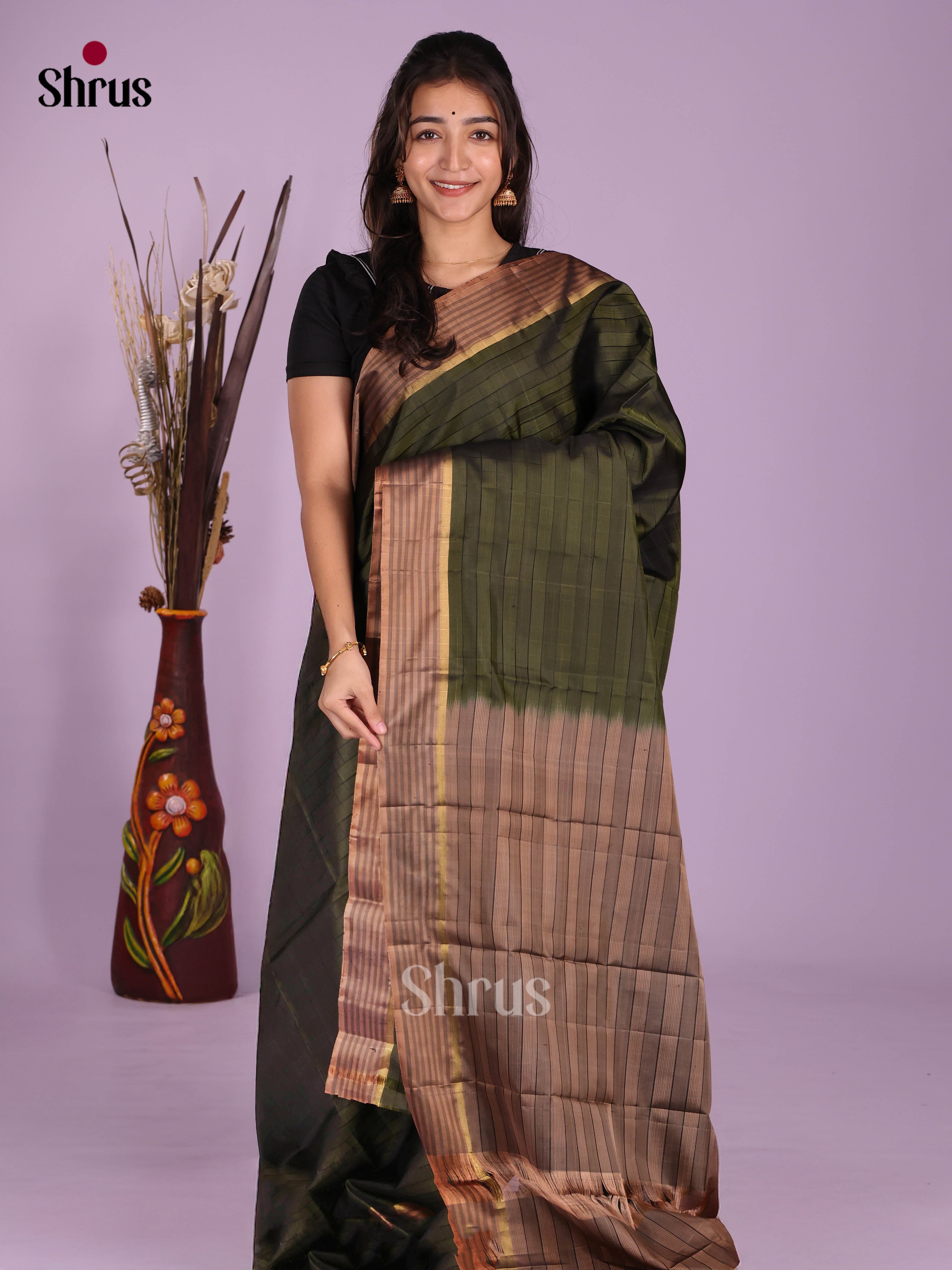 DKS11138 - Kanchipuram silk (LR) Saree - Shop on Shrus.com