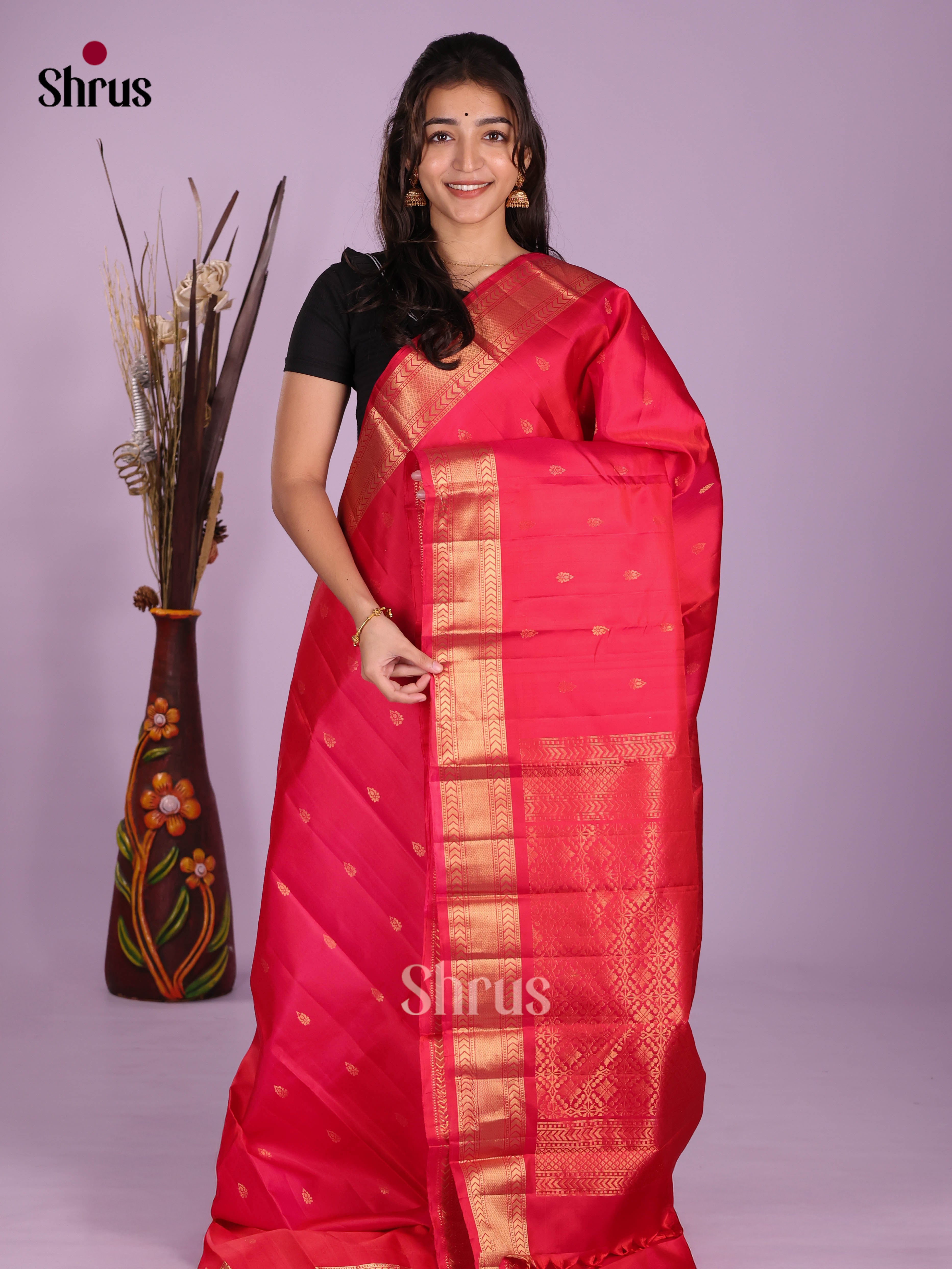 DKS11150 - Kanchipuram silk (HR) Saree