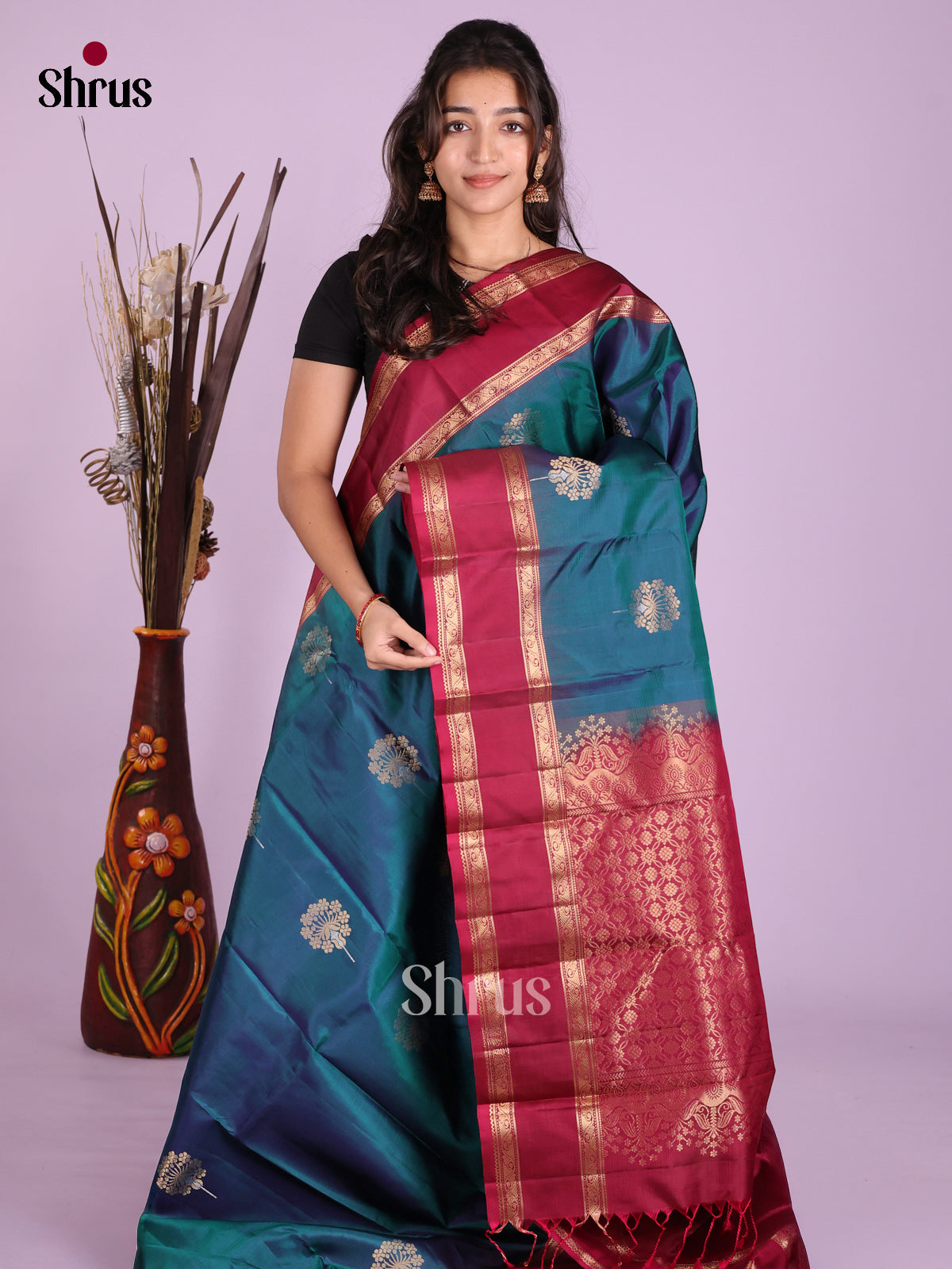 DKS11175 - Kanchipuram silk (HR) Saree