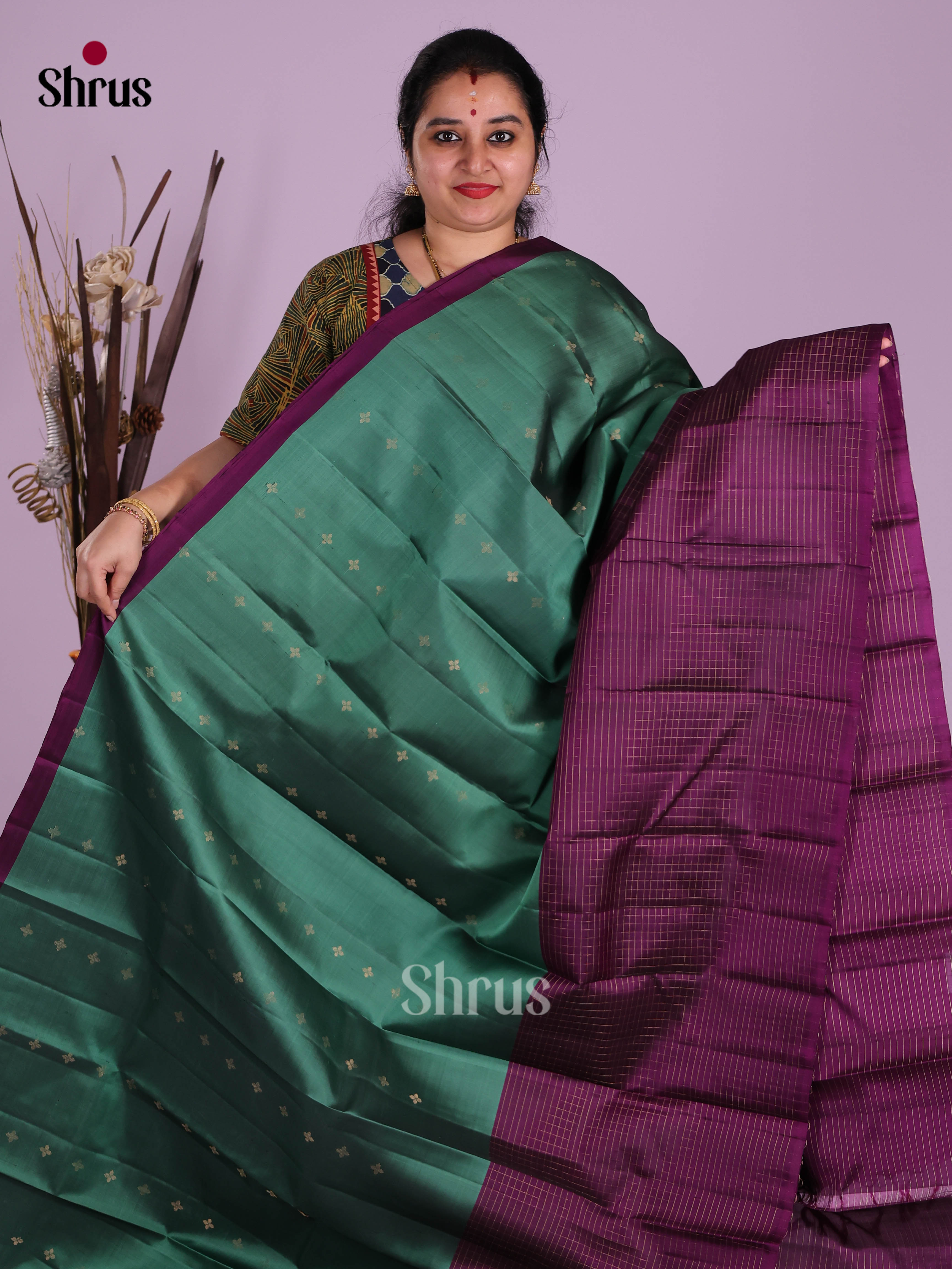 DKS11180 - Kanchipuram silk (HR) Saree