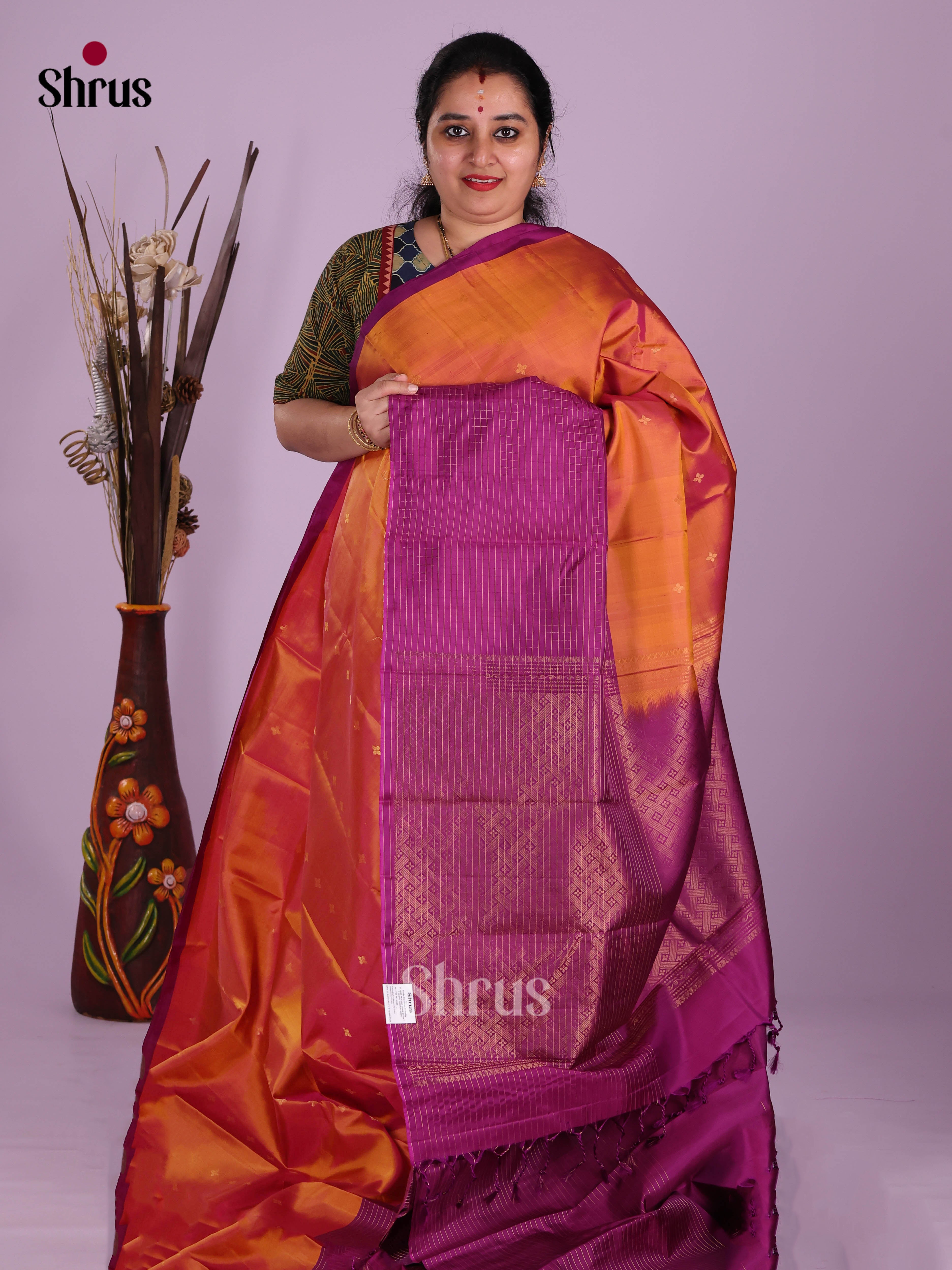 DKS11181 - Kanchipuram silk (HR) Saree - Shop on Shrus.com
