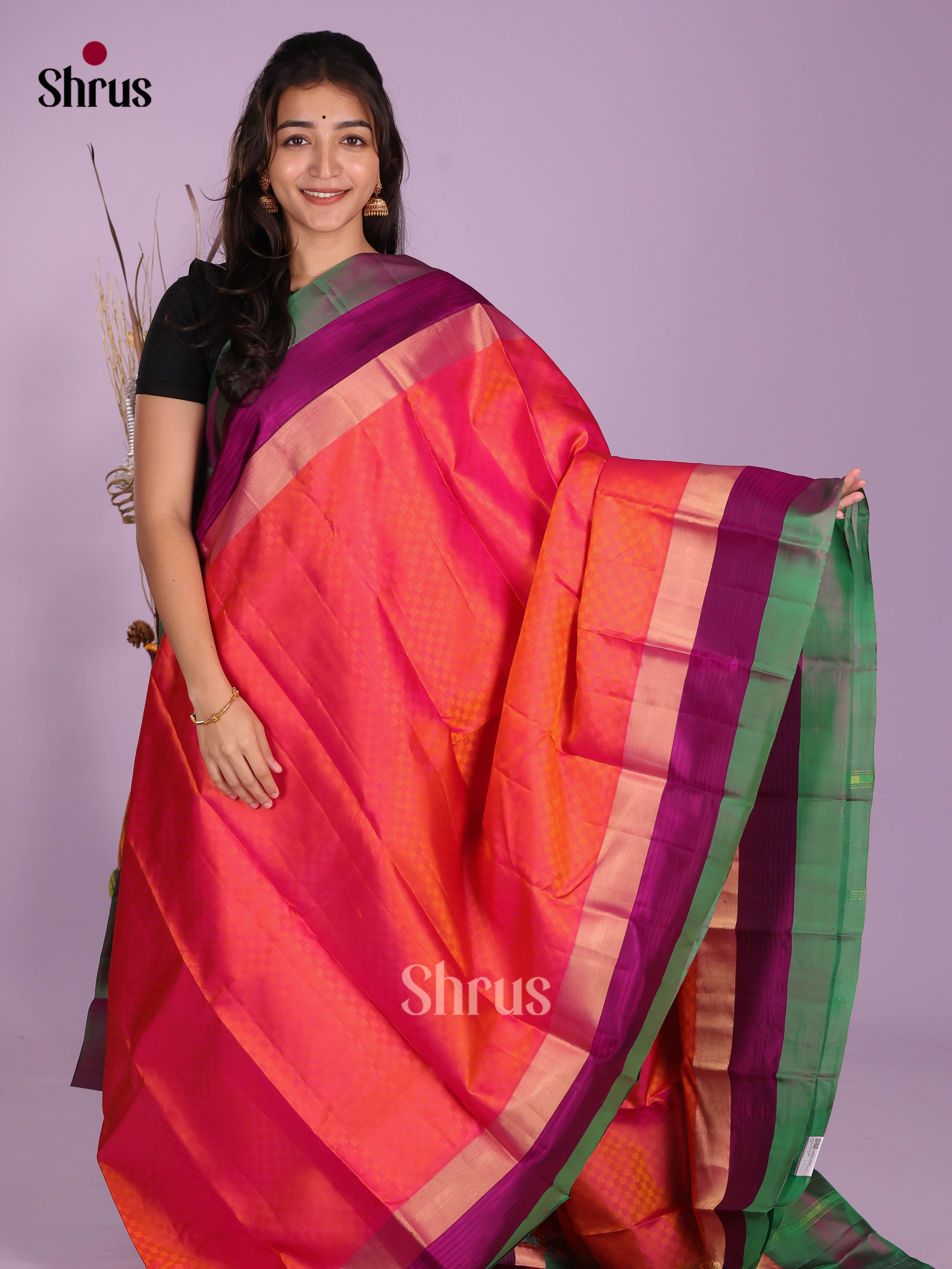 DKS11198 - Kanchipuram silk (LR) Saree - Shop on Shrus.com