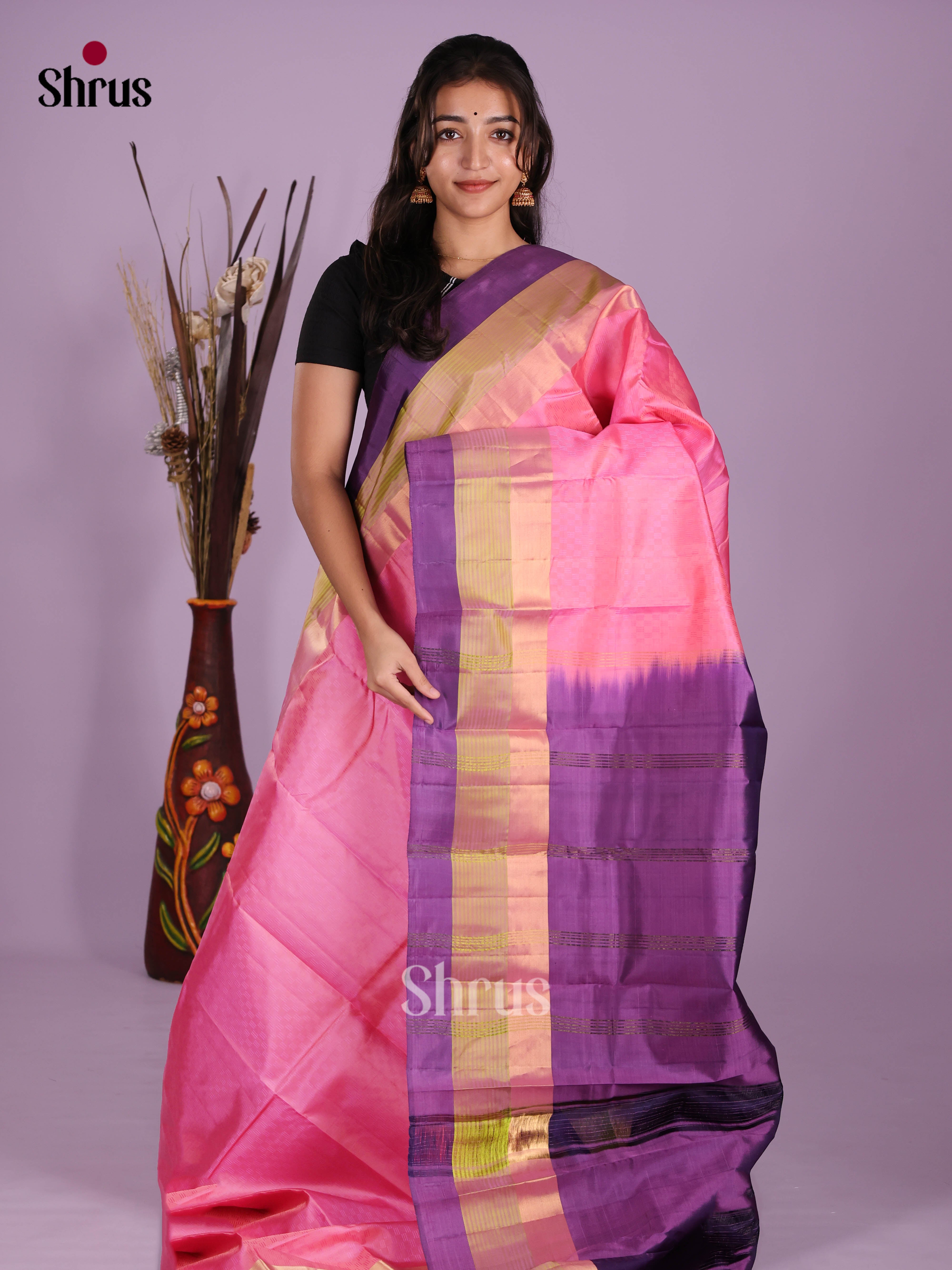 DKS11201 - Kanchipuram silk (LR) Saree