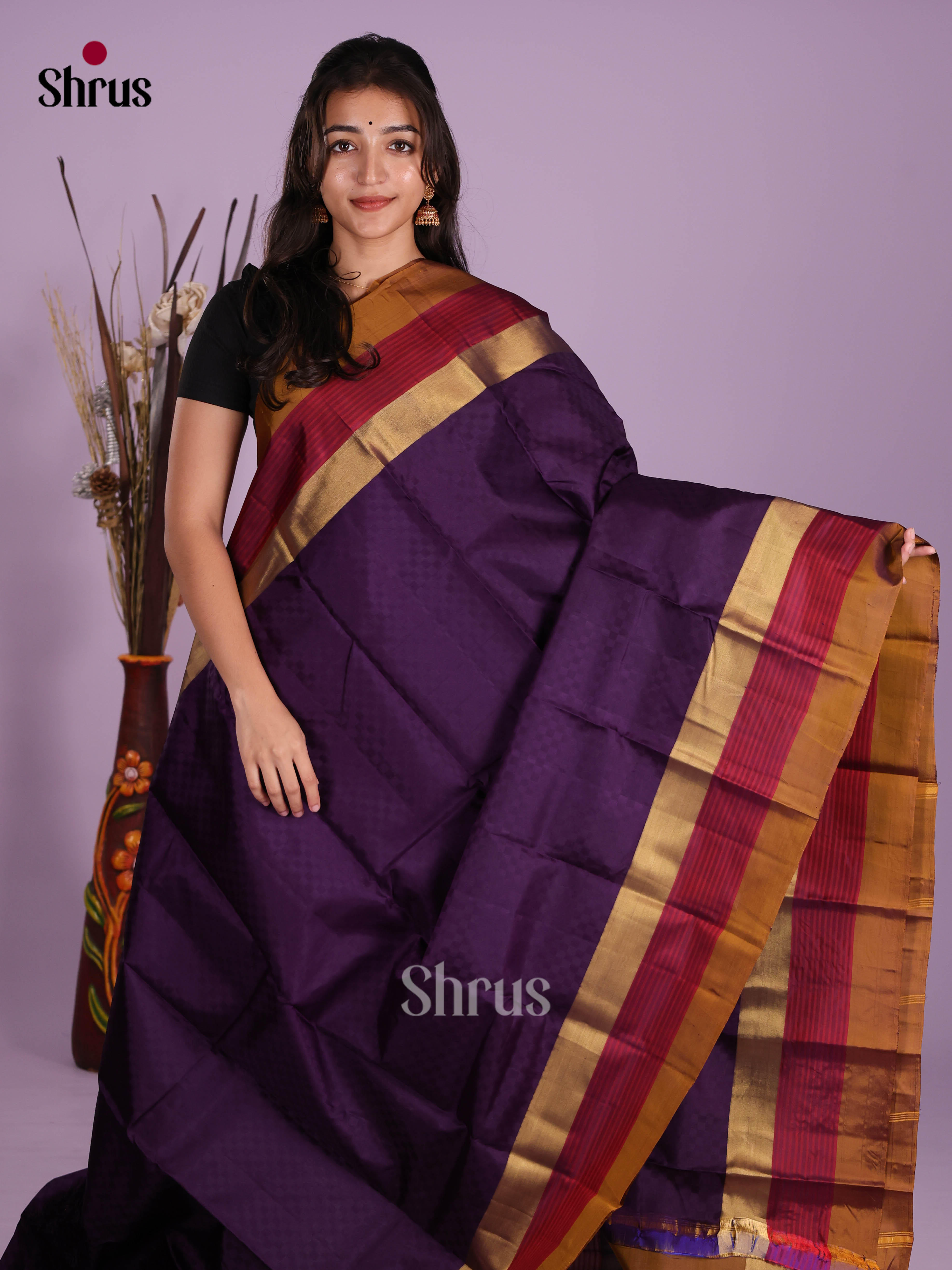 DKS11202 - Kanchipuram silk (LR) Saree - Shop on Shrus.com