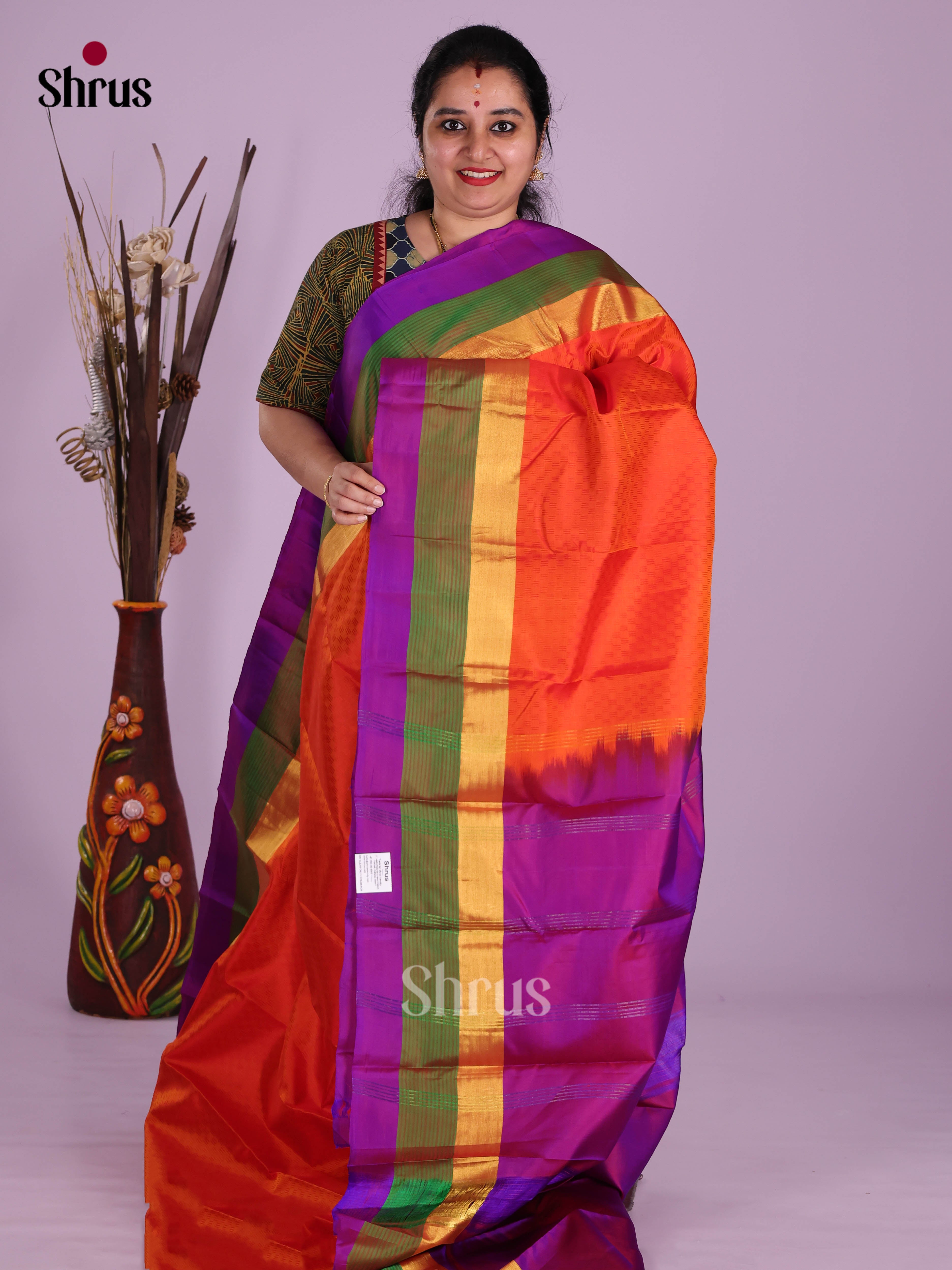 DKS11203 - Kanchipuram silk (LR) Saree
