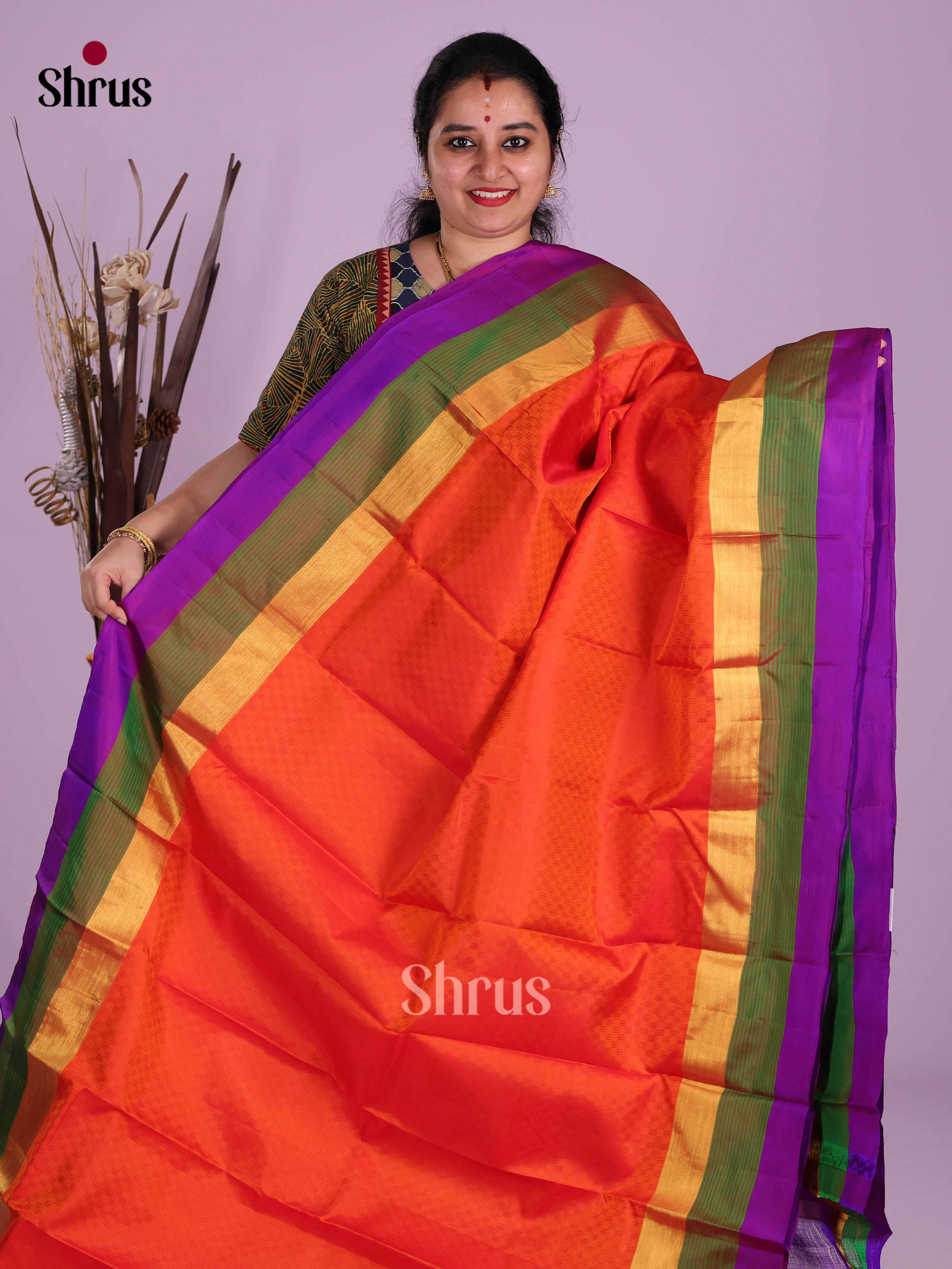 DKS11203 - Kanchipuram silk (LR) Saree