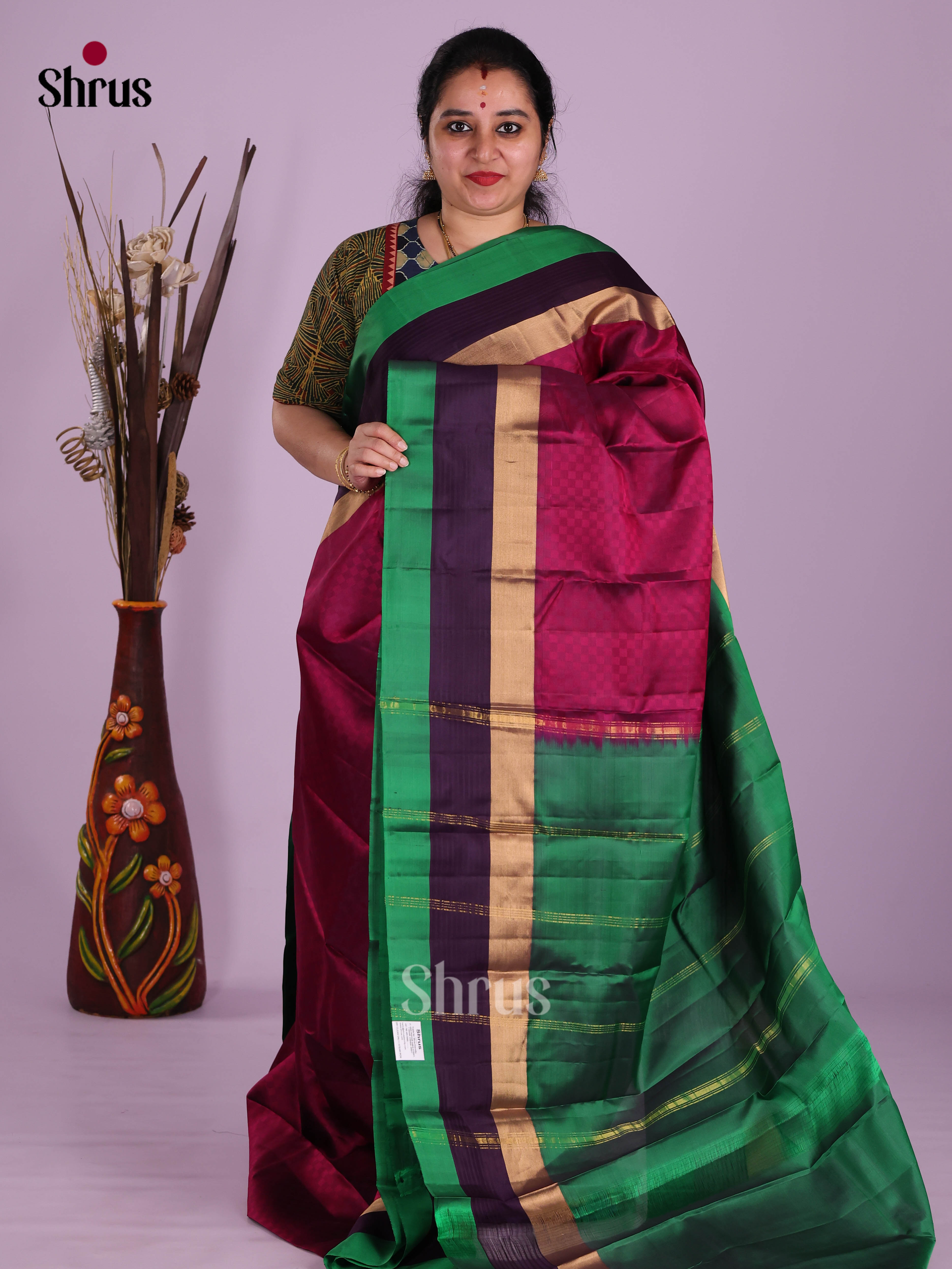 DKS11205 - Kanchipuram silk (LR) Saree