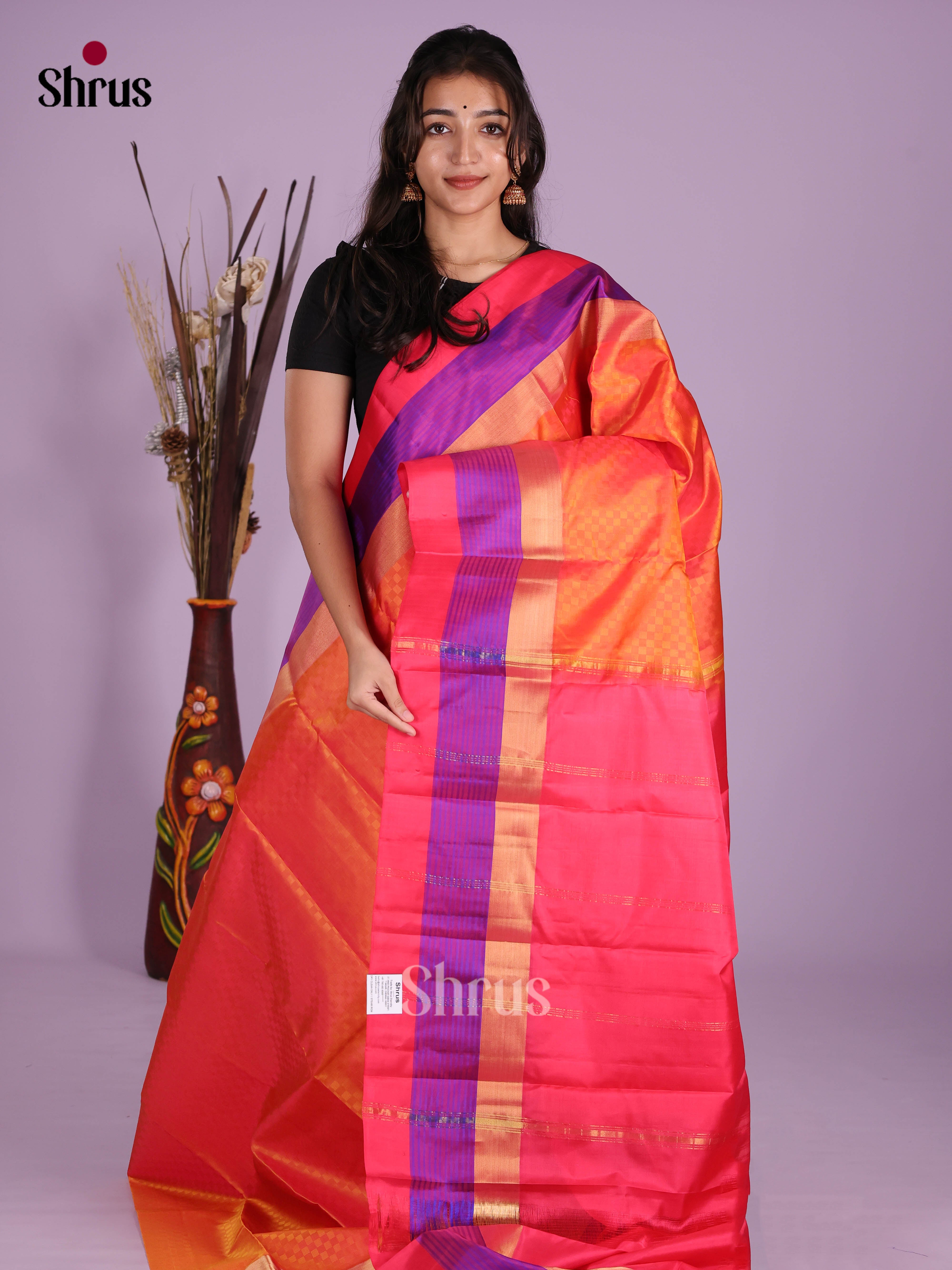 DKS11206 - Kanchipuram silk (LR) Saree