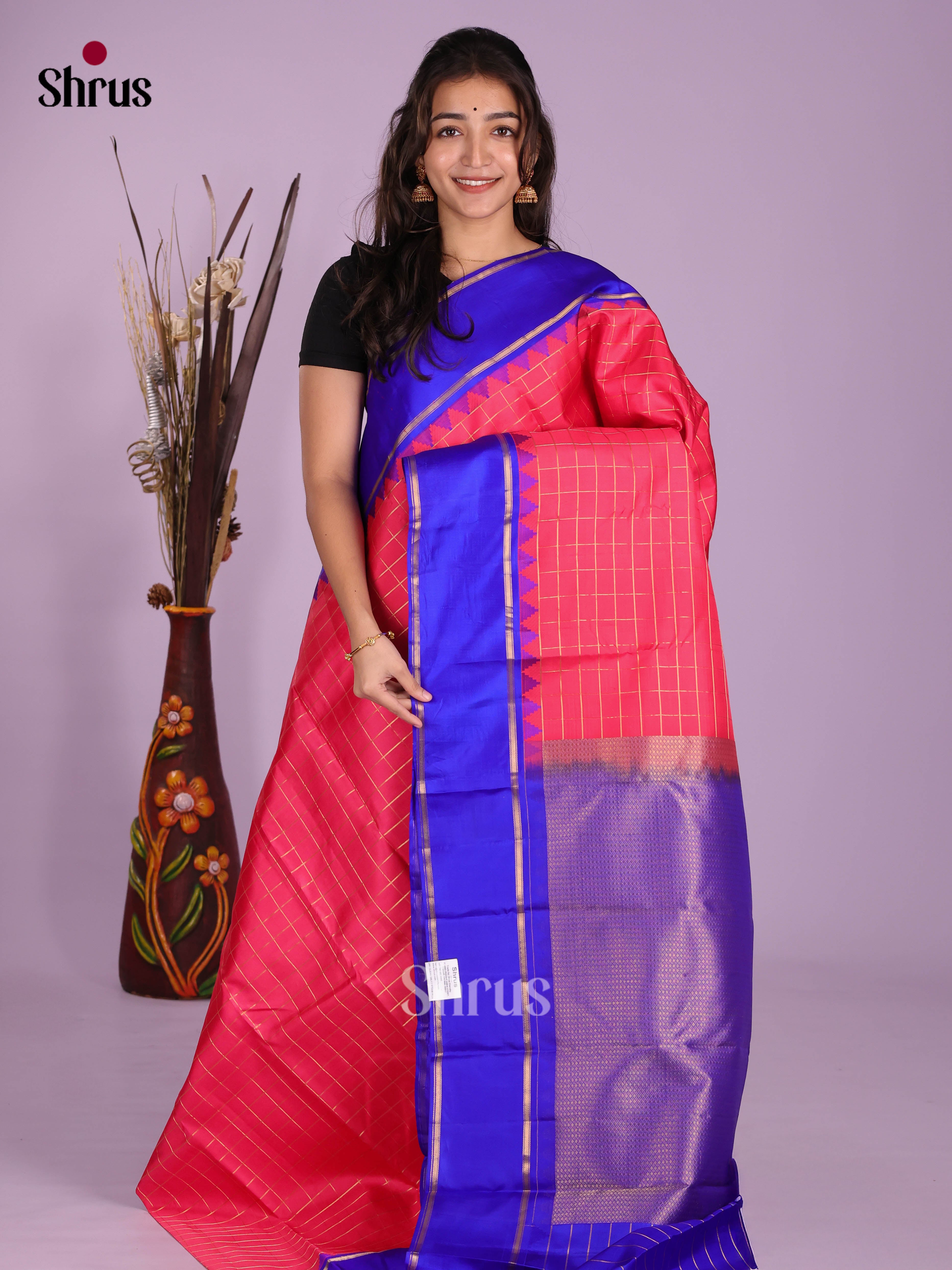DKS11213 - Kanchipuram silk (HR) Saree
