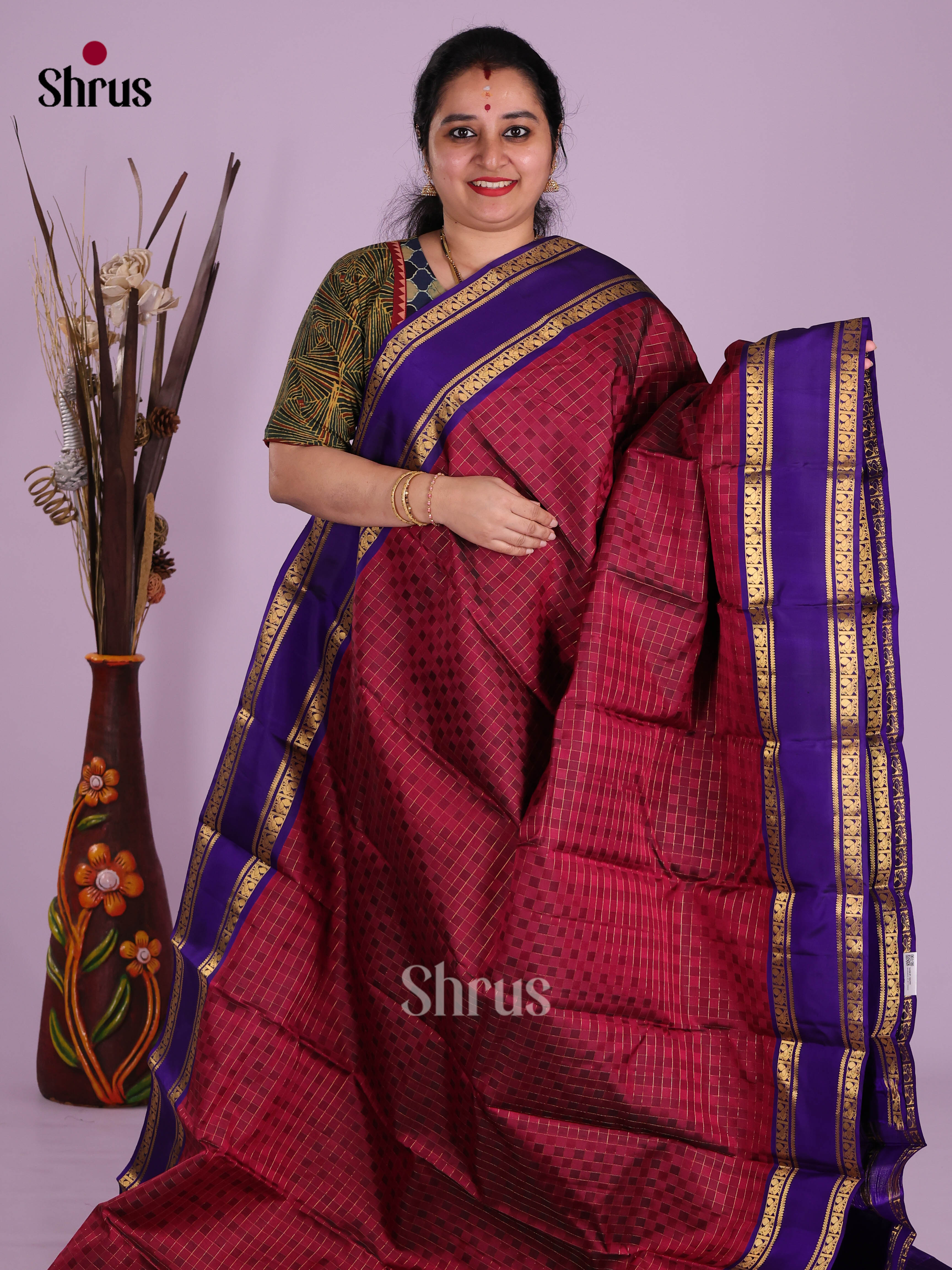 DKS11214 - Kanchipuram silk (HR) Saree