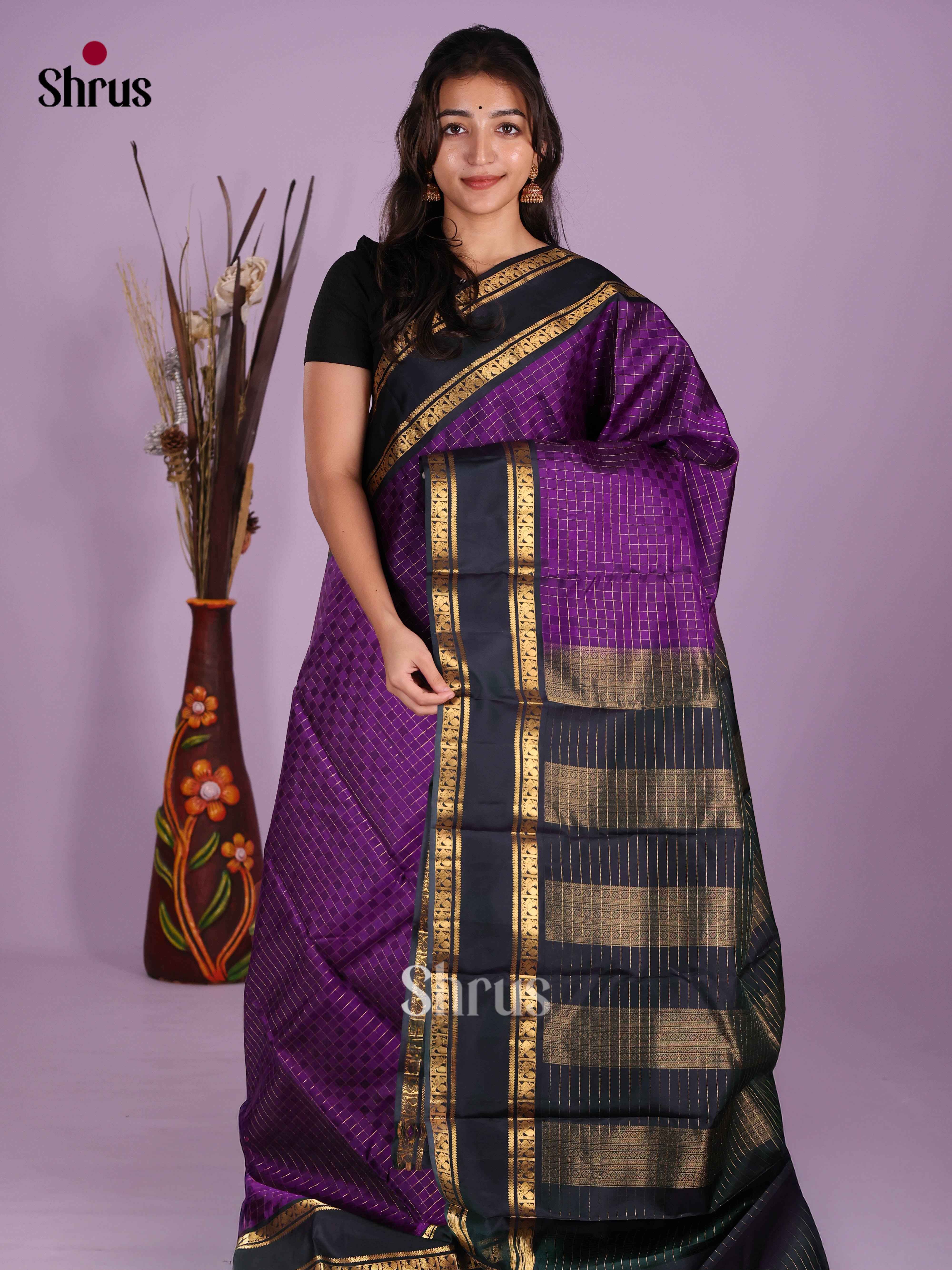 DKS11217 - Kanchipuram silk (HR) Saree - Shop on Shrus.com