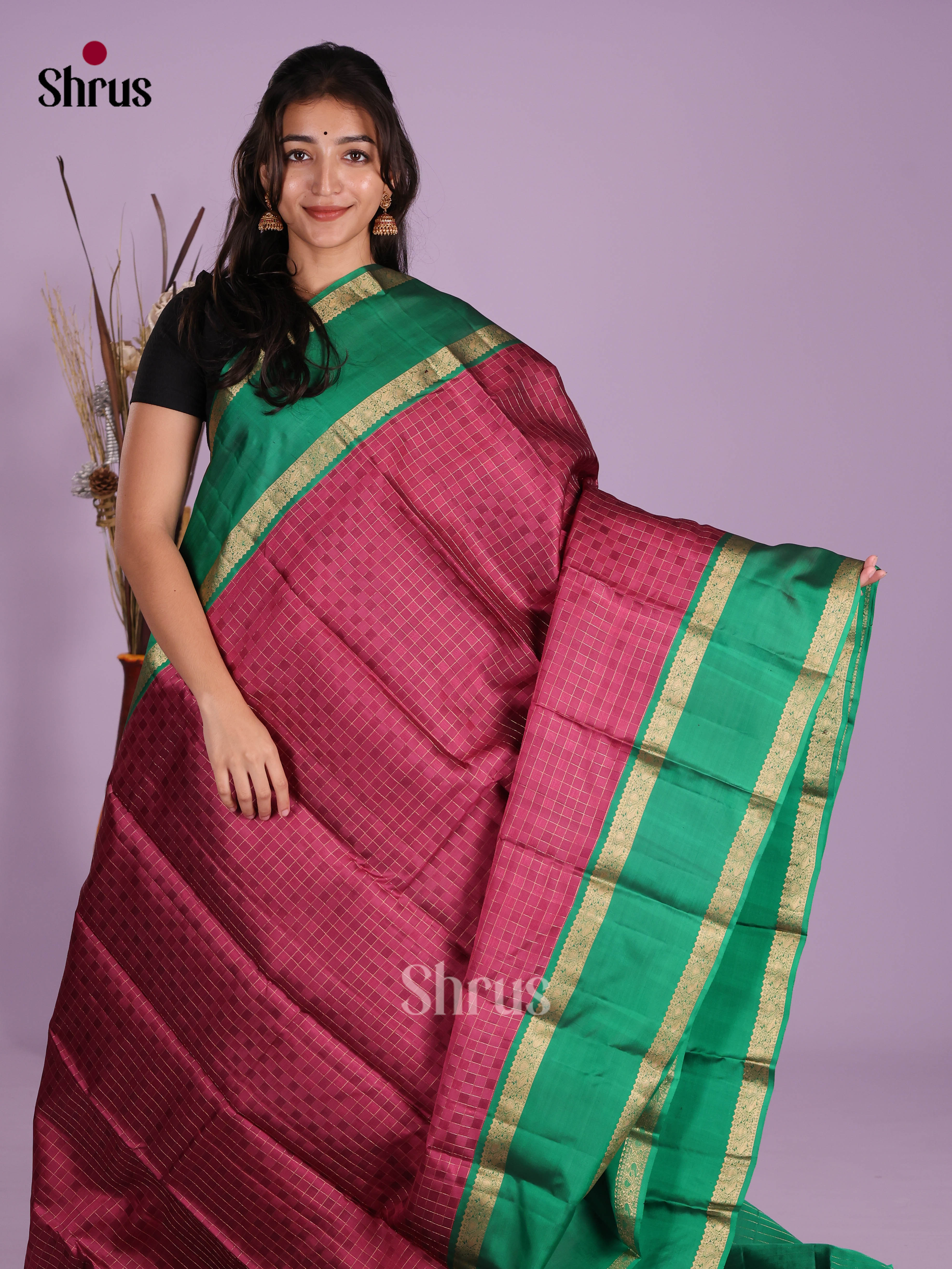 DKS11220 - Kanchipuram silk (HR) Saree