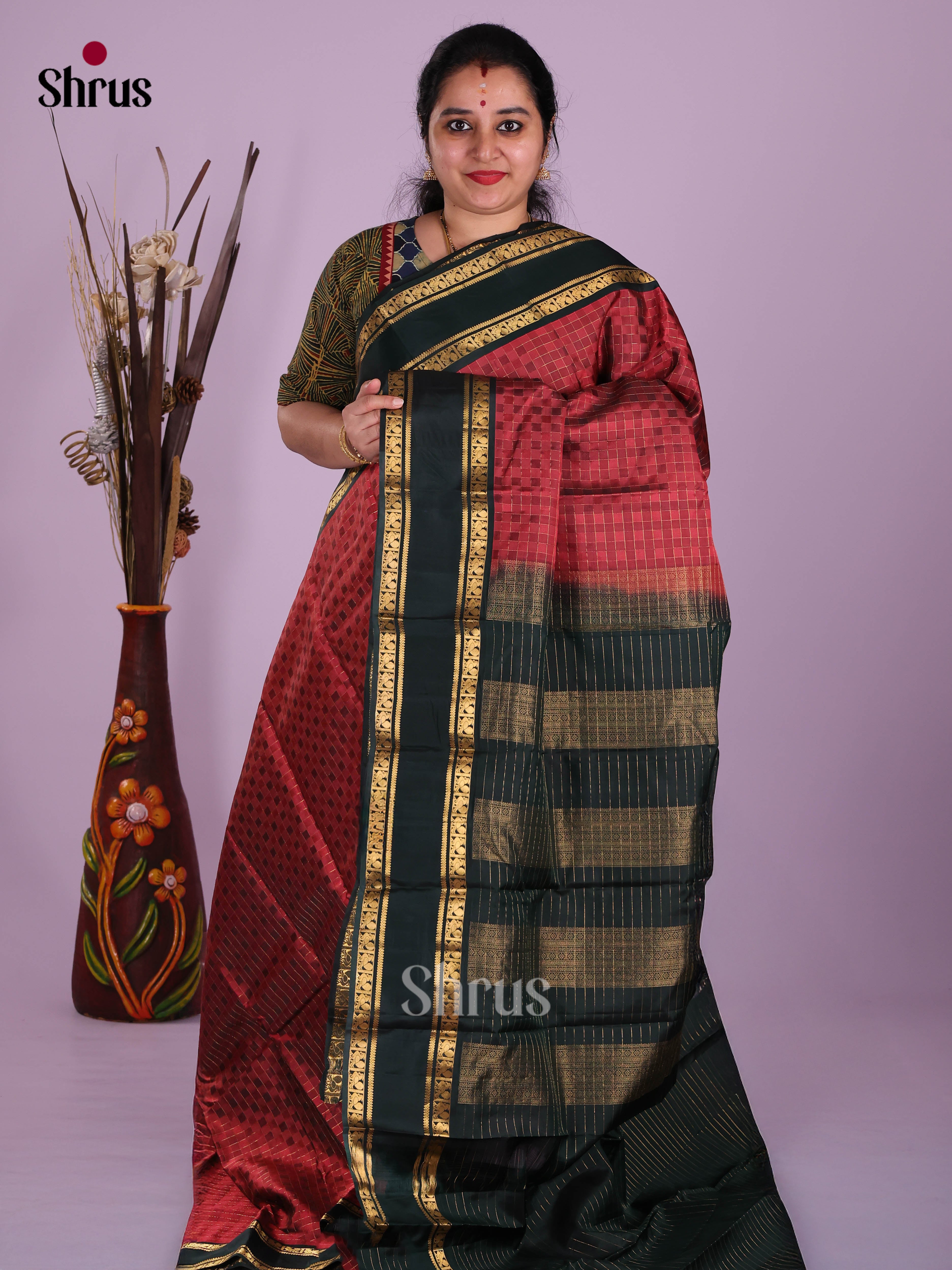 DKS11224 - Kanchipuram silk (HR) Saree