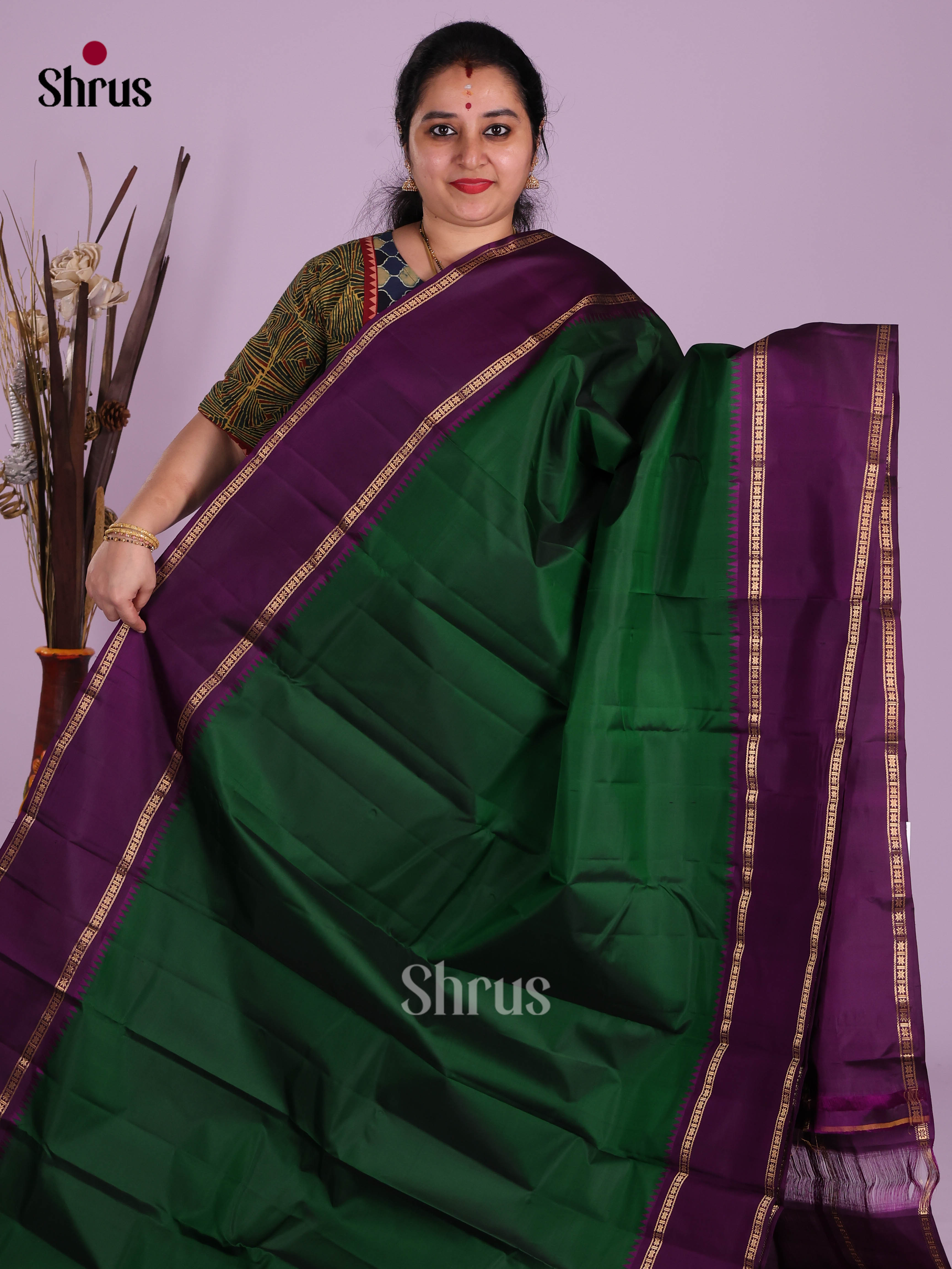 DKS11228 - Kanchipuram silk (LR) Saree
