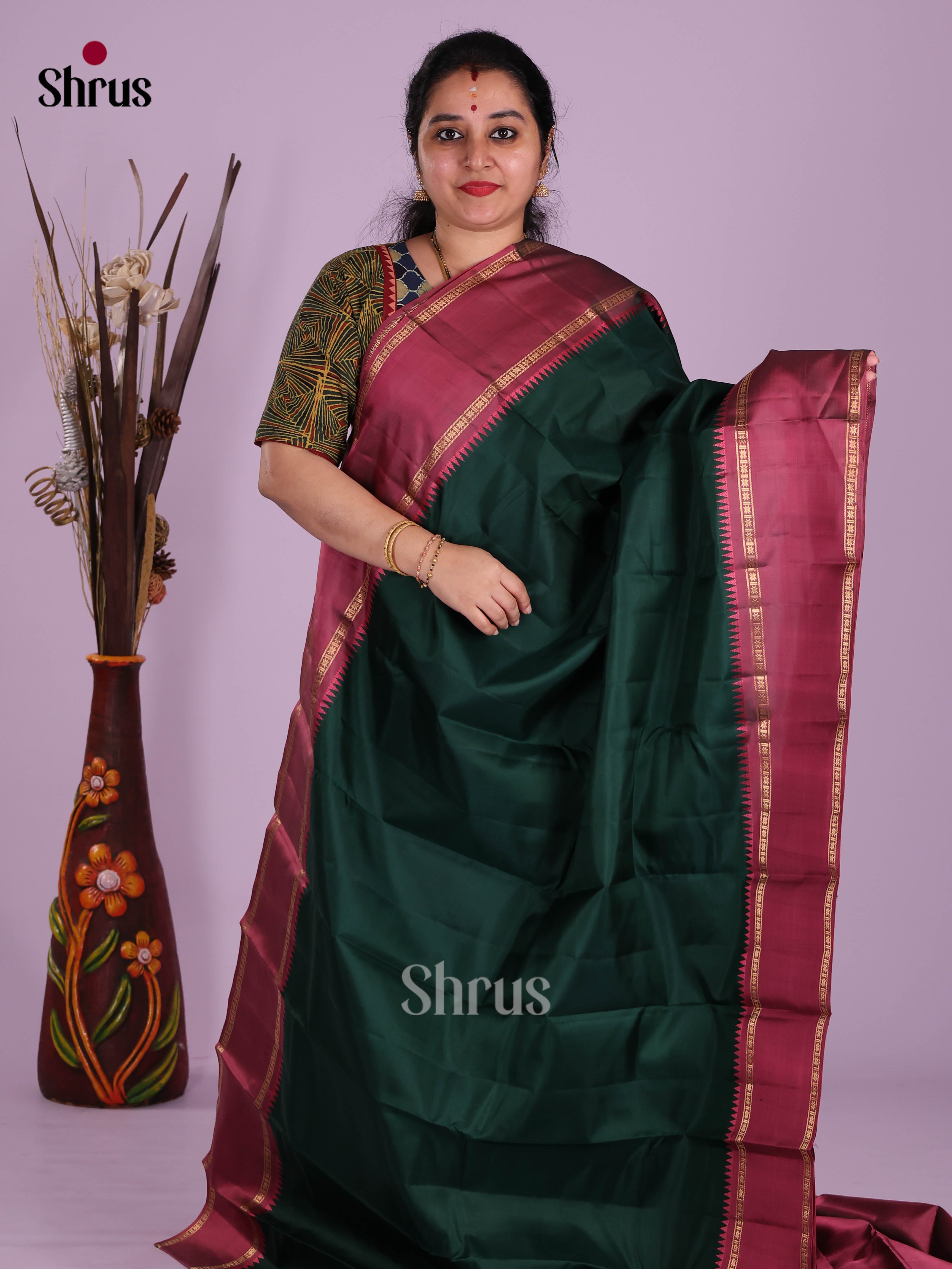 DKS11229 - Kanchipuram silk (LR) Saree