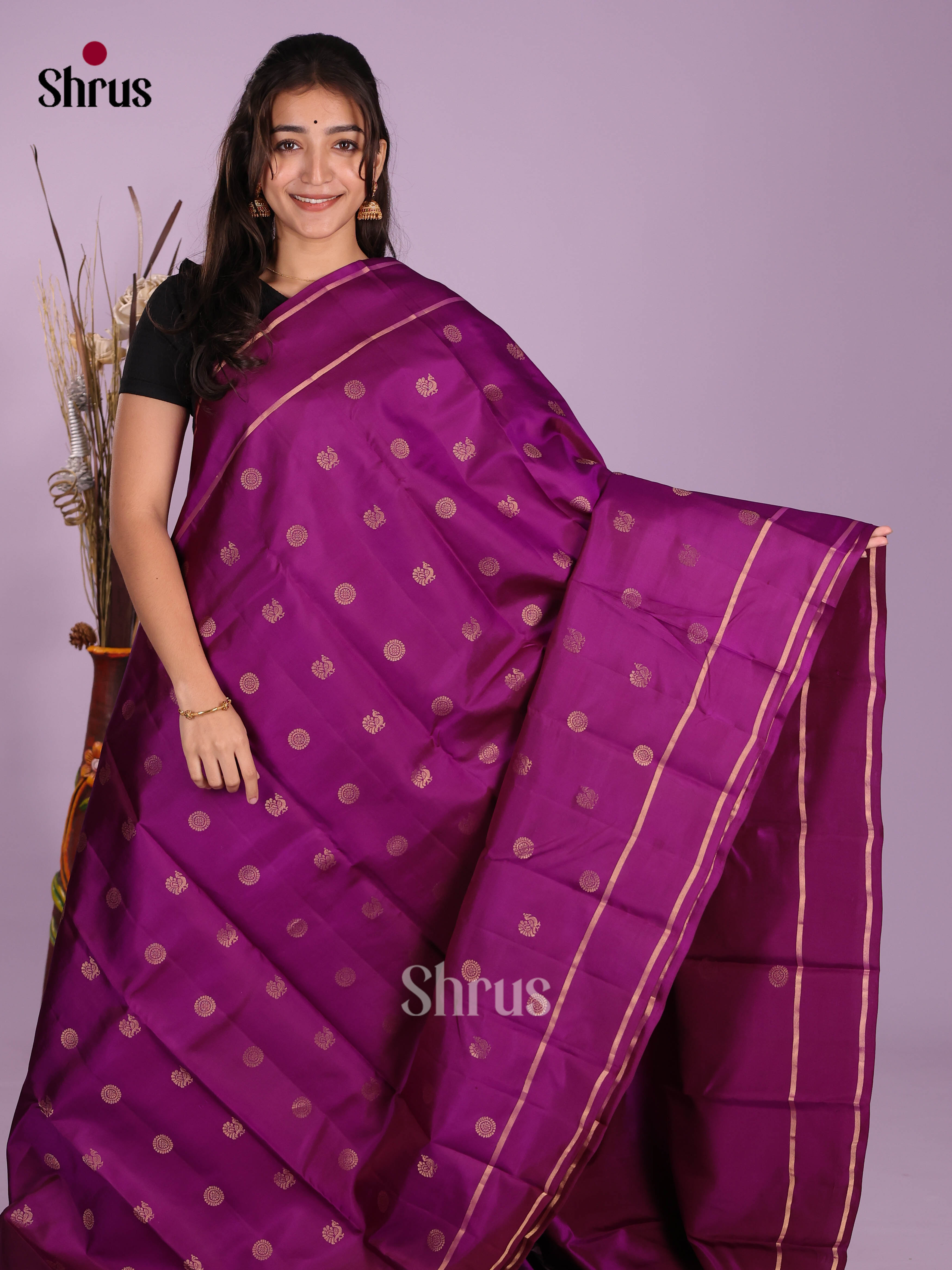 DKS11234 - Kanchipuram silk (HR) Saree - Shop on Shrus.com