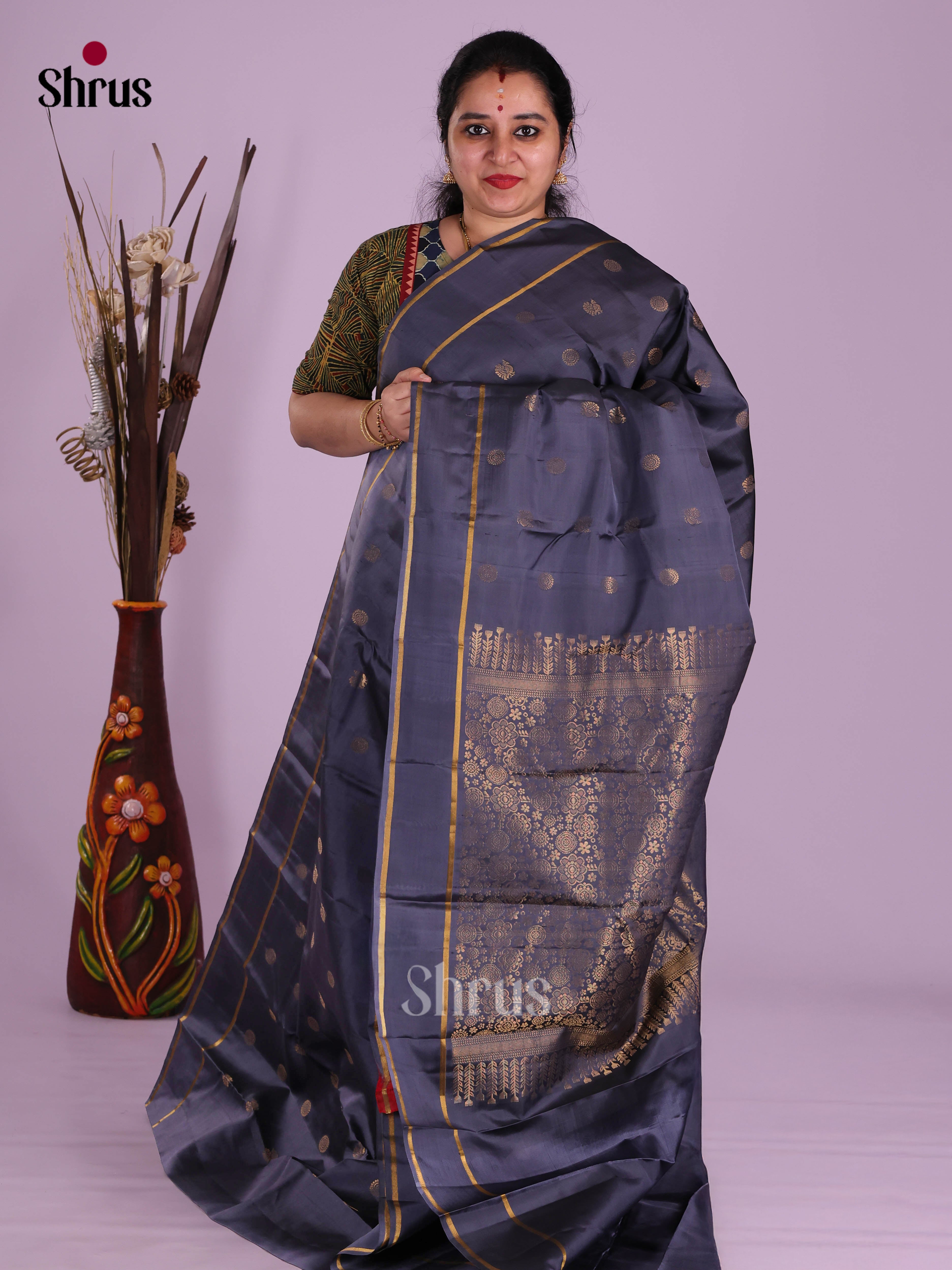 DKS11236 - Kanchipuram silk (HR) Saree - Shop on Shrus.com
