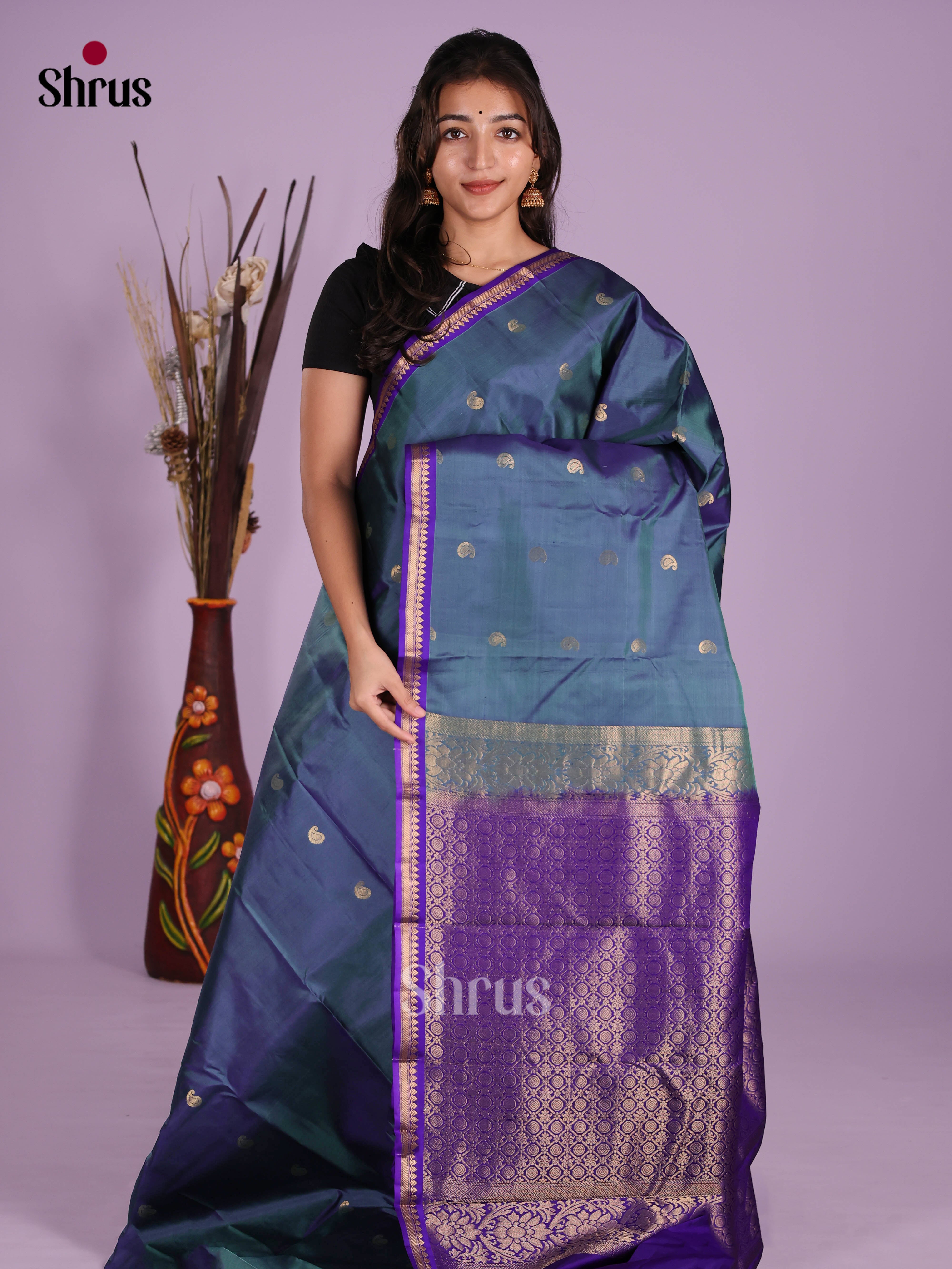 DKS11242 - Kanchipuram silk (LR) Saree - Shop on Shrus.com