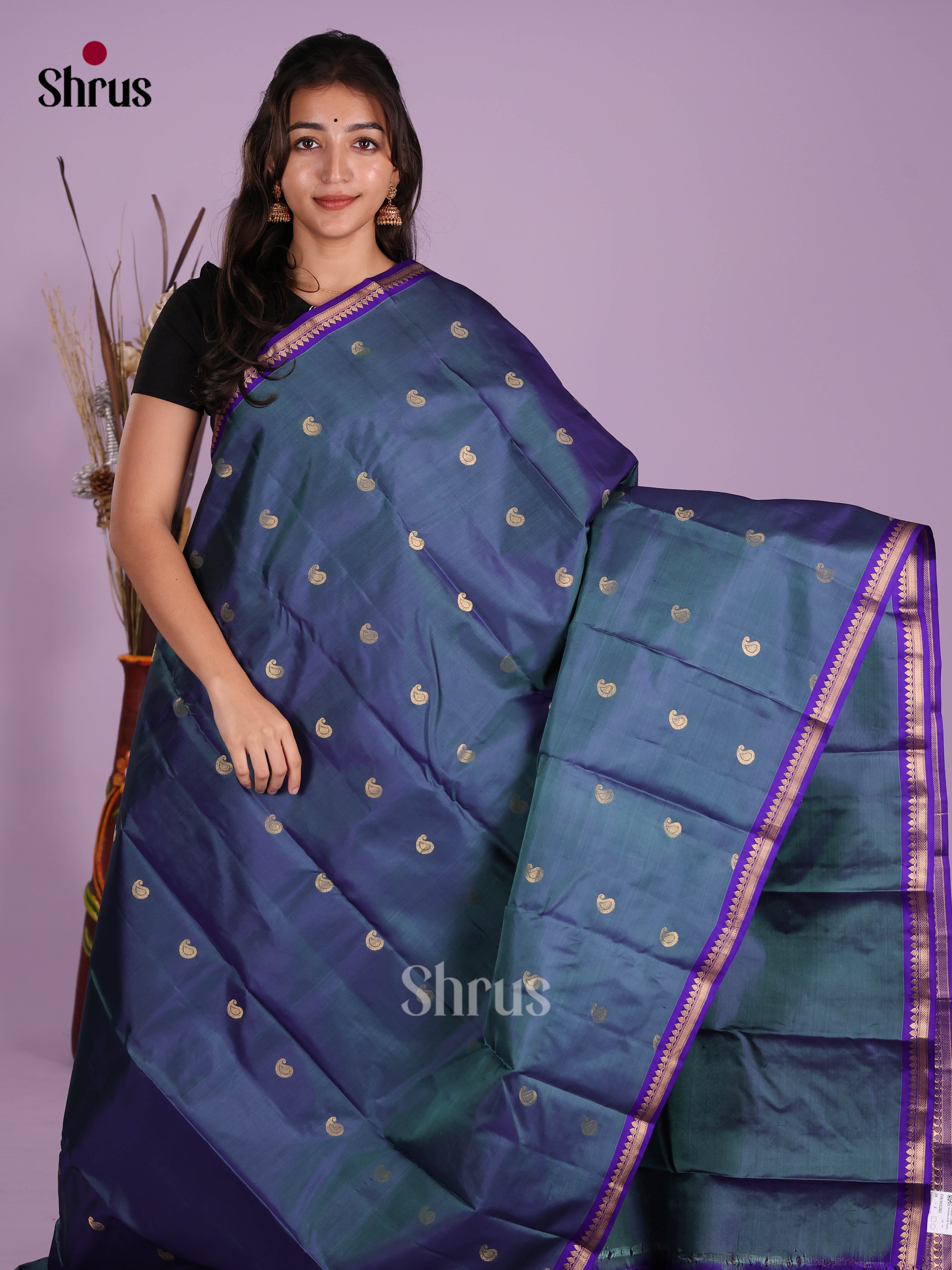 DKS11242 - Kanchipuram silk (LR) Saree - Shop on Shrus.com