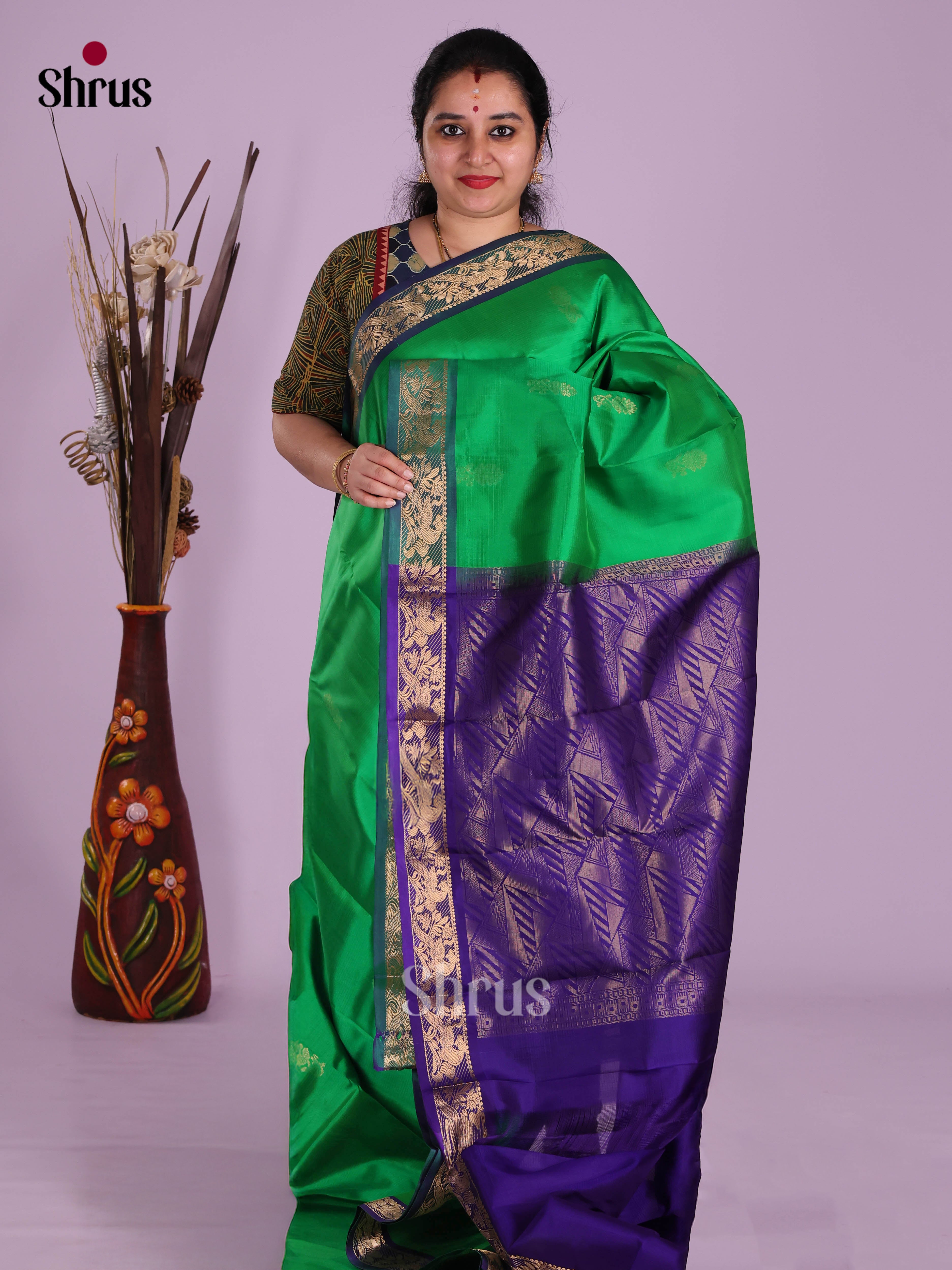 DKS11251 - Kanchipuram silk (HR) Saree