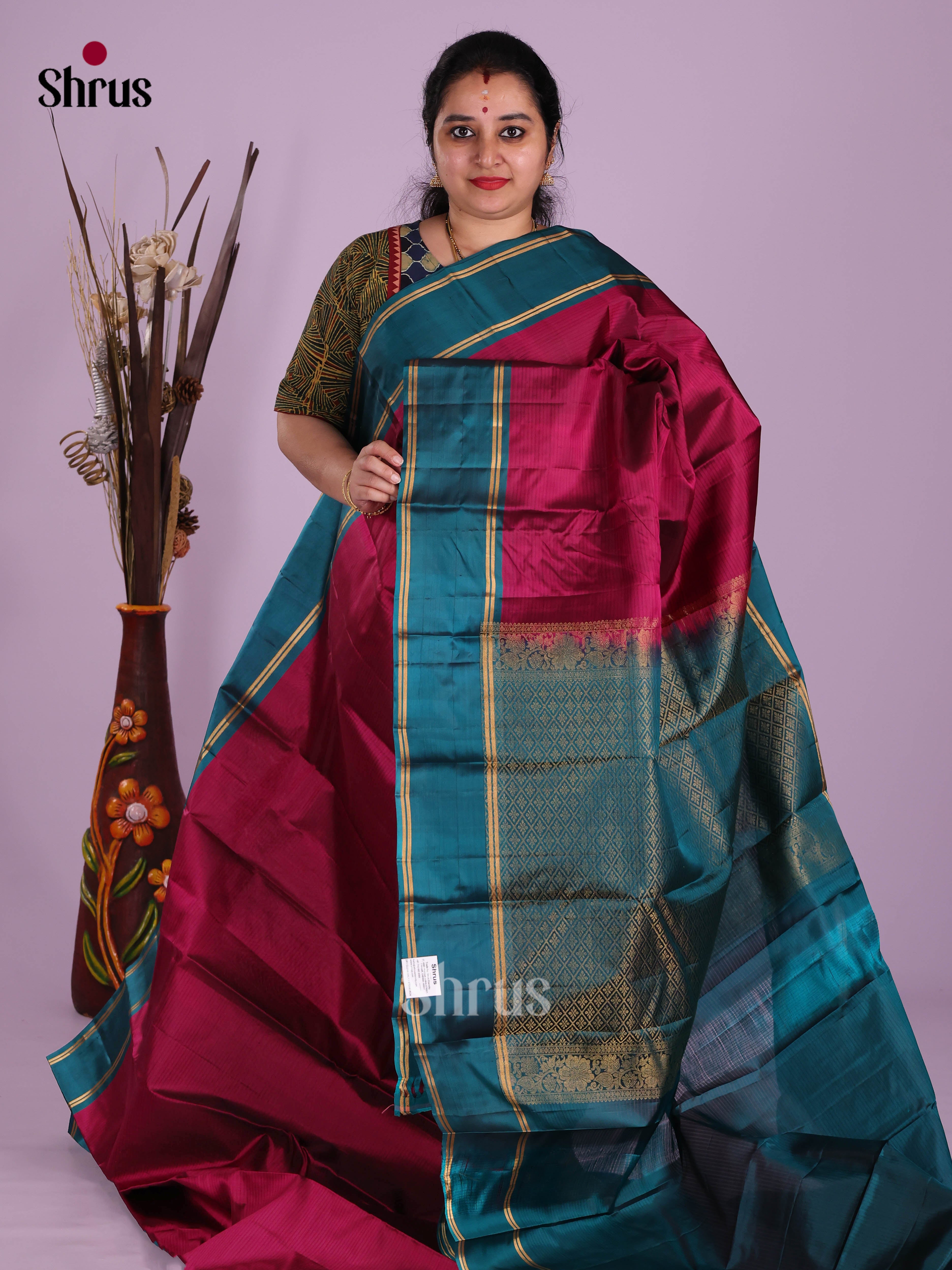 DKS11254 - Kanchipuram silk (LR) Saree