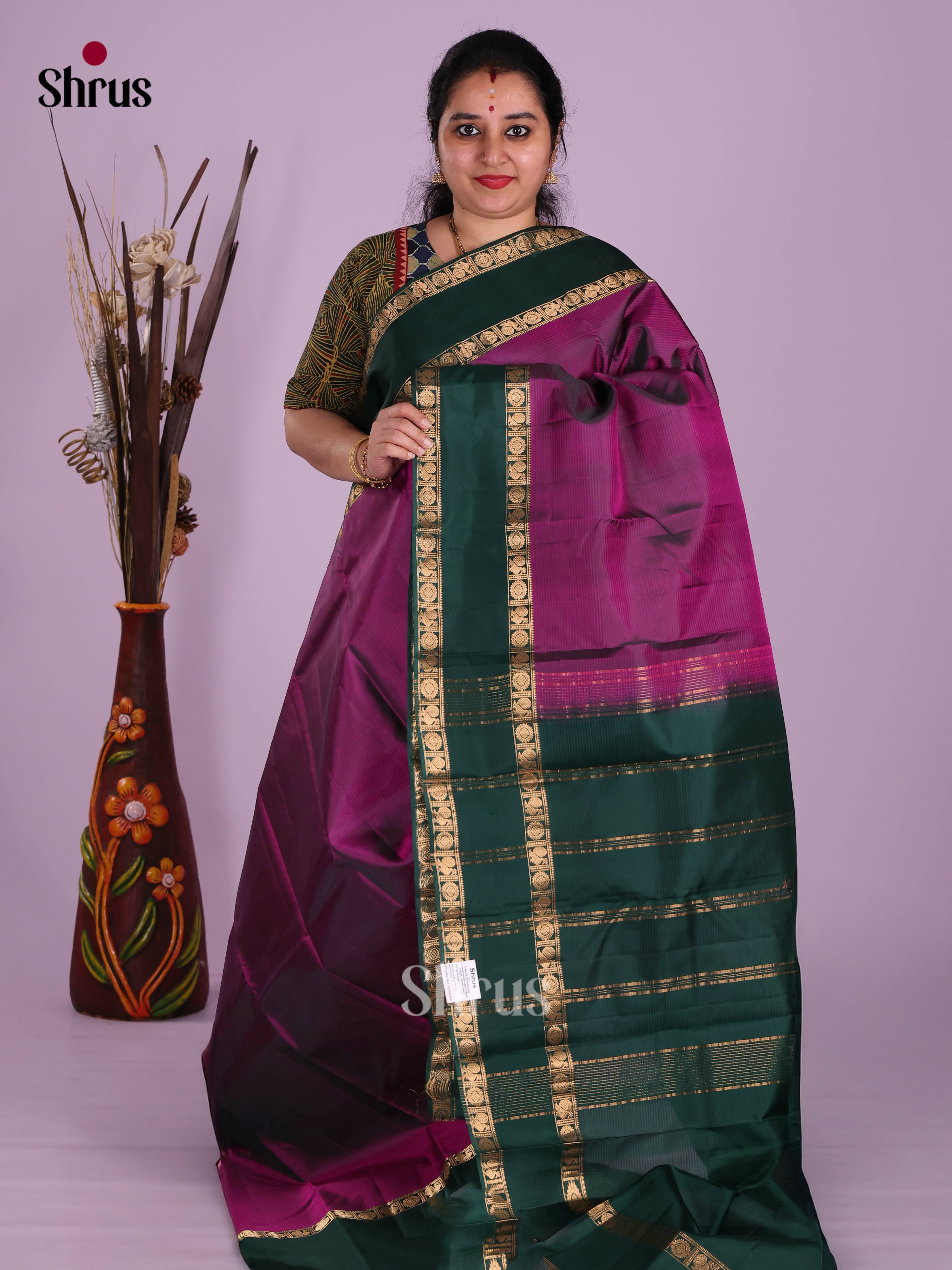 DKS11255 - Kanchipuram silk (LR) Saree