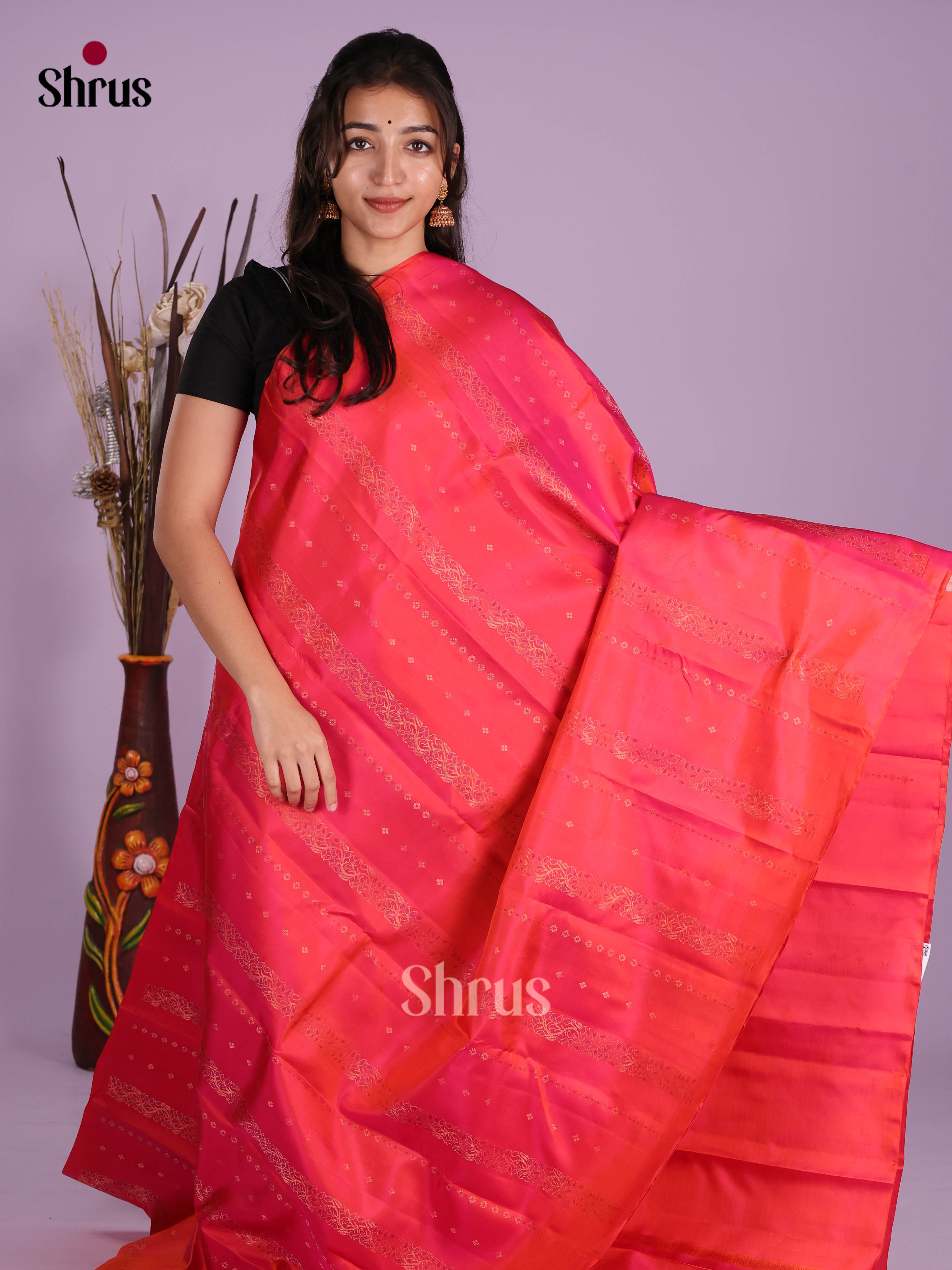 DKS11262 - Kanchipuram silk (HR) Saree - Shop on Shrus.com