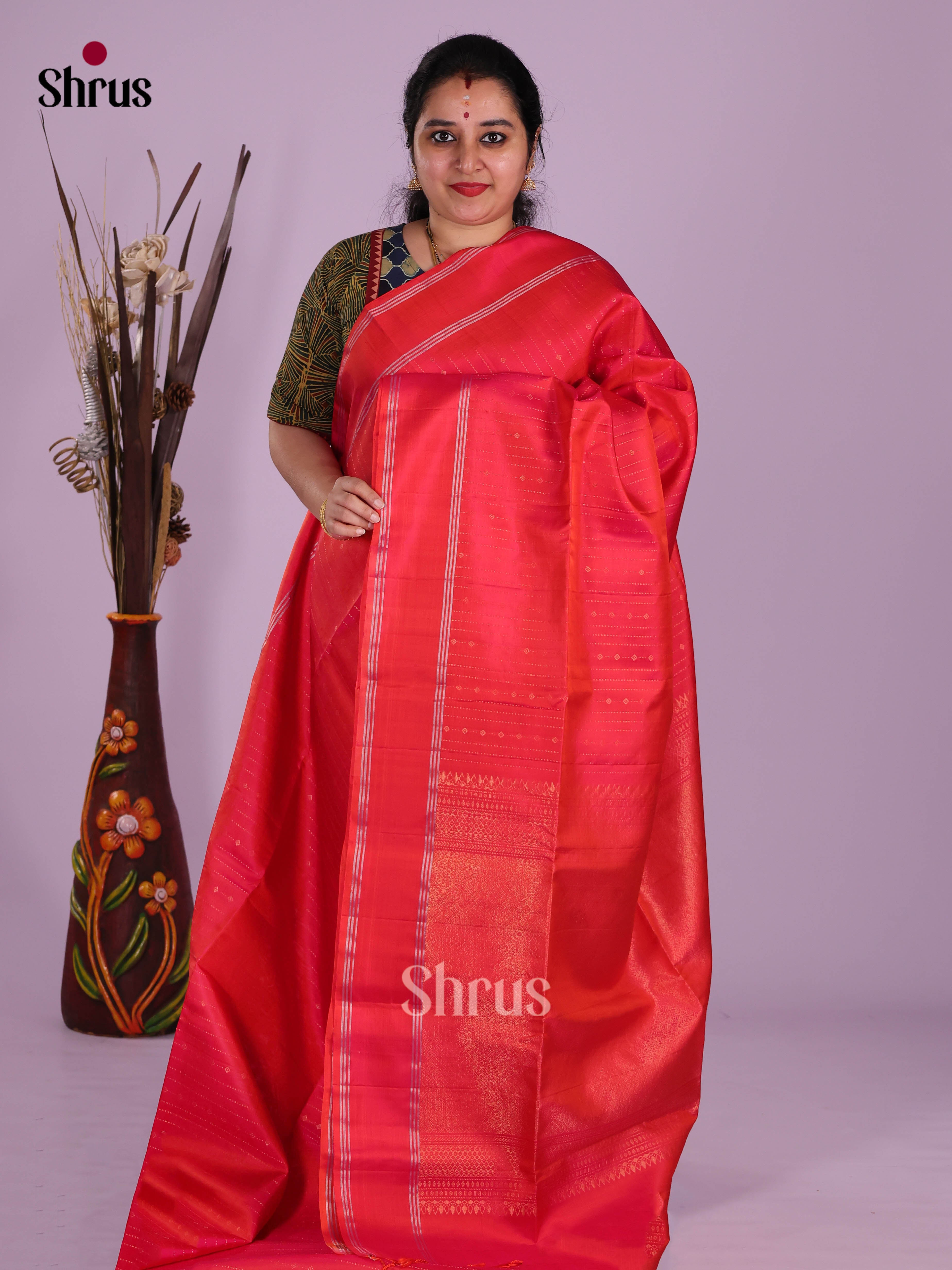 DKS11273 - Soft Silk (HR) Saree - Shop on Shrus.com