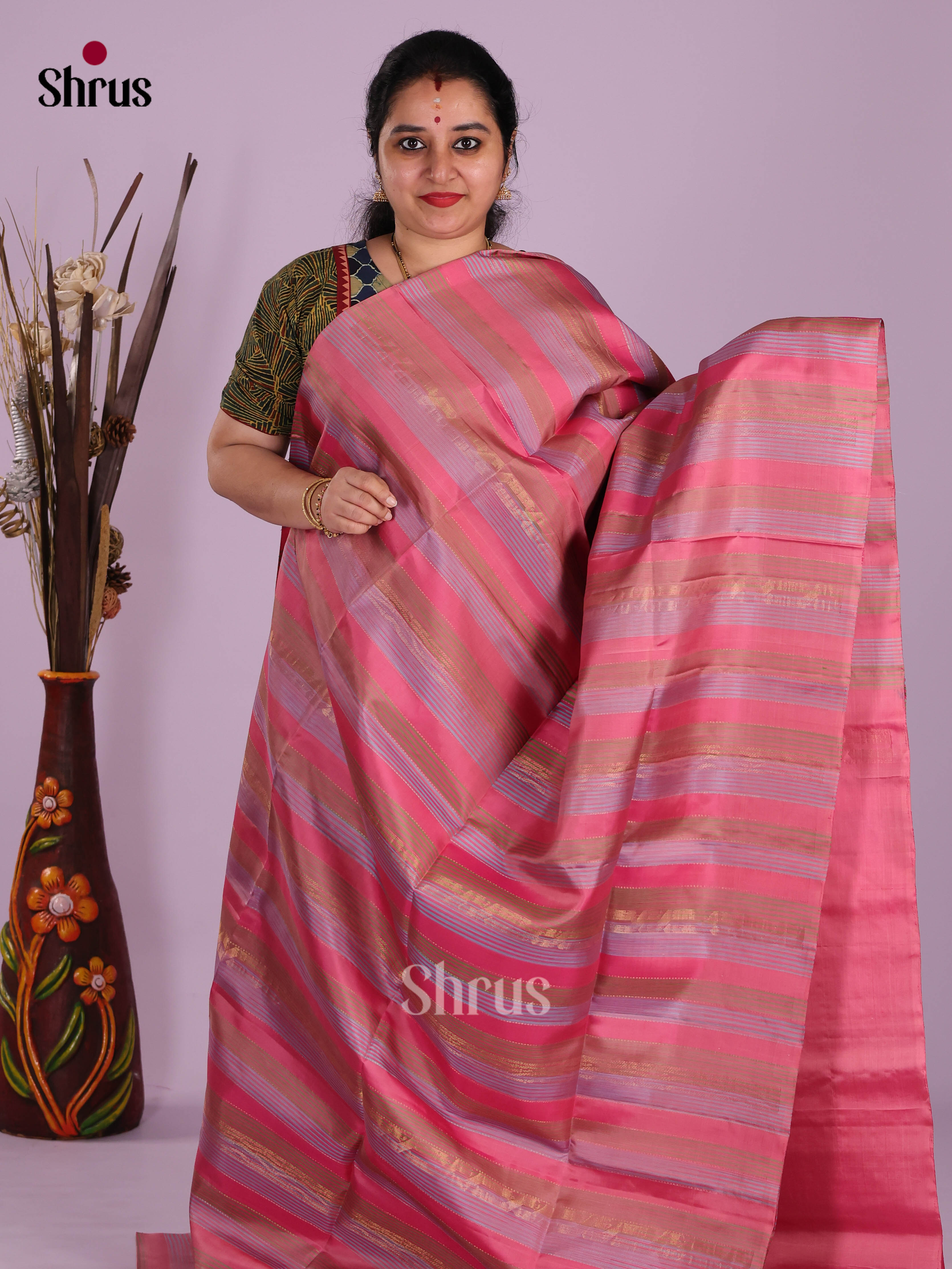 DKS11278 - Soft Silk (HR) Saree - Shop on Shrus.com