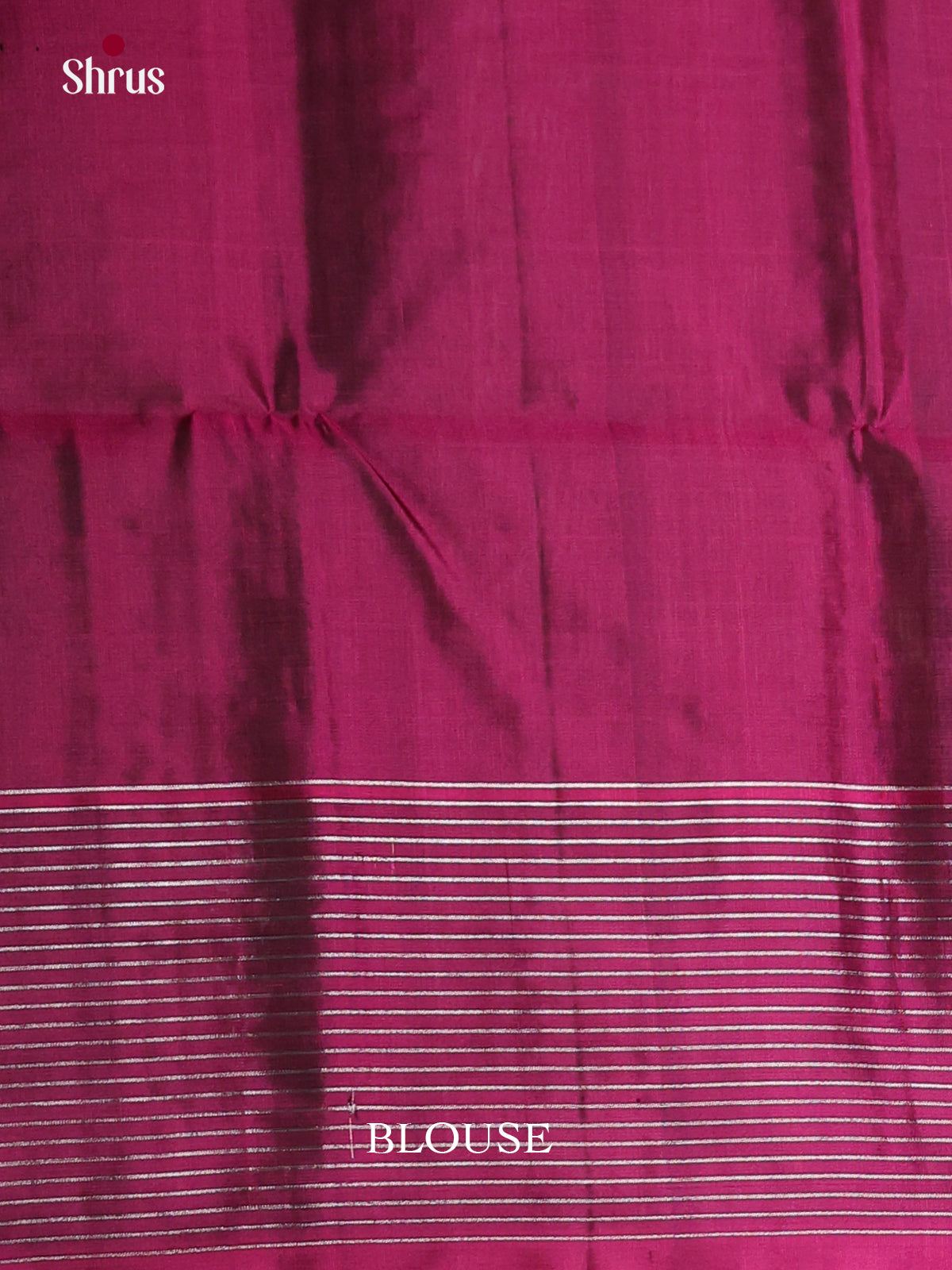 Blue & Maroon - Softsilk-halfpure Saree