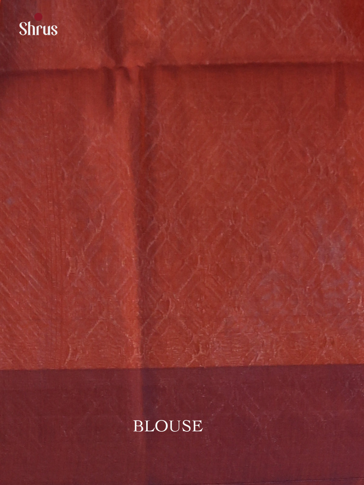 Orange & Brown- Semi Silkcotton Saree -DKS11317