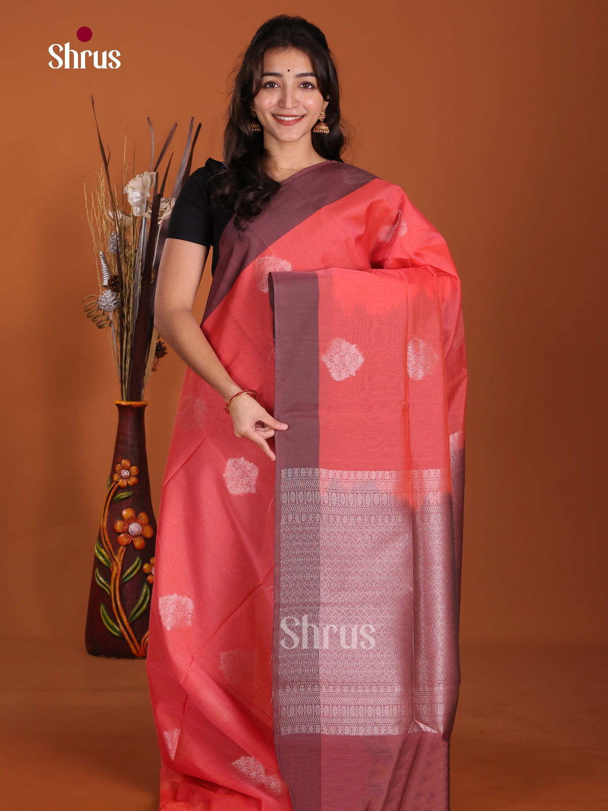 DKS11332 - Semi Silkcotton Saree